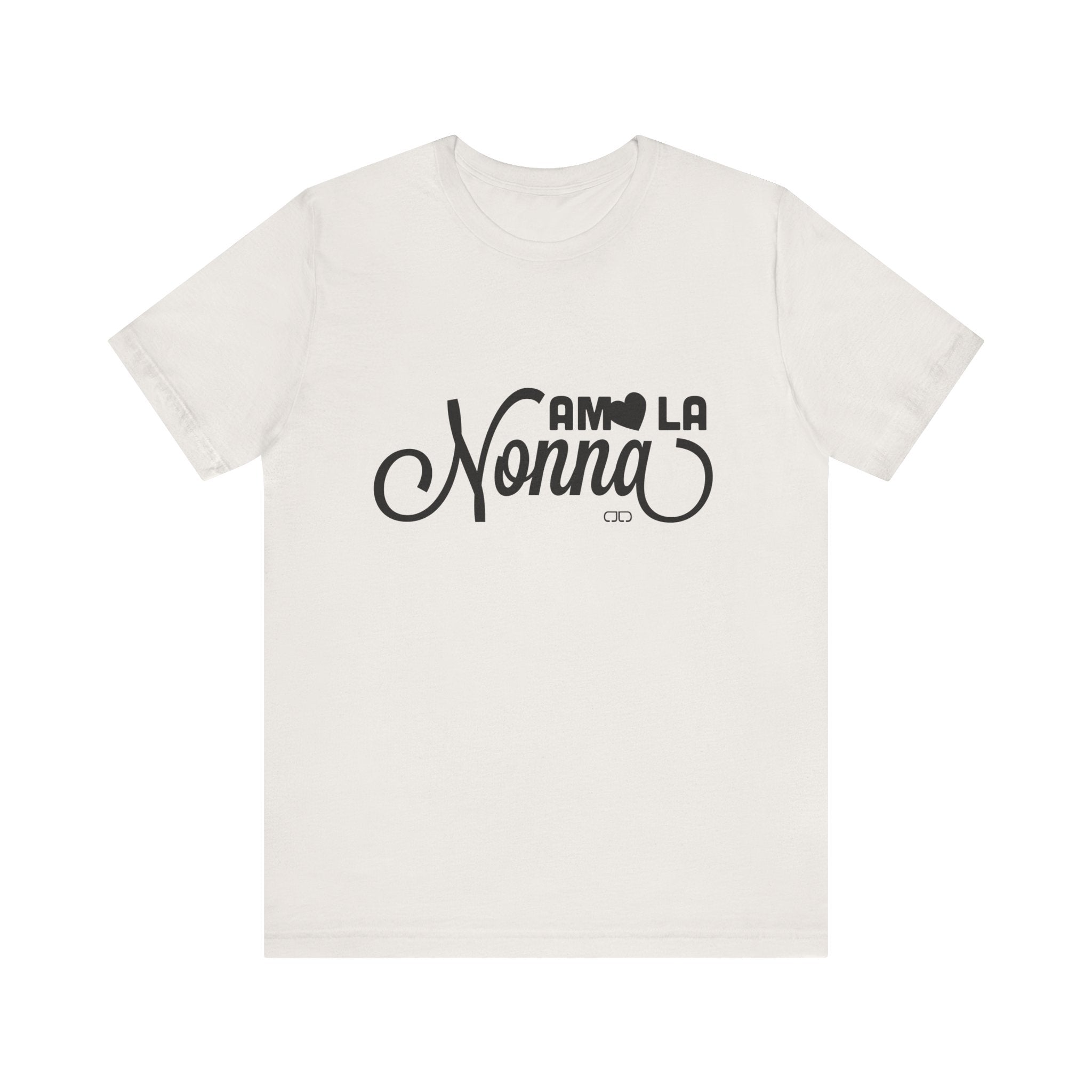 Amo La Nonna Tee | Unisex Jersey Short Sleeve Shirt, Love for Grandma, Gift for Mother's Day, Cute Family Tee, Comfortable Casual Wear