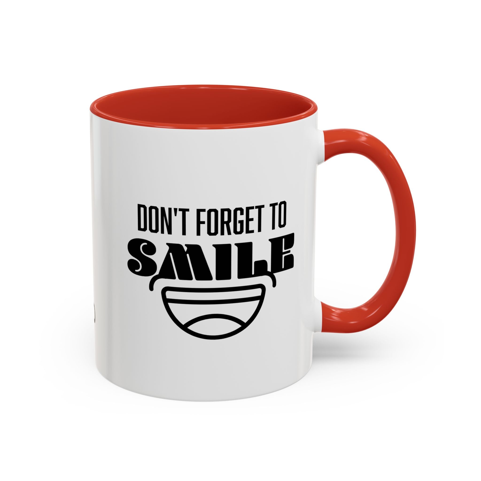 Don't Forget To Smile Mug, Motivational Drinkware, Home Office Decor, Gift for Friends, Cheer Up Gifts, Don't Forget to Smile
