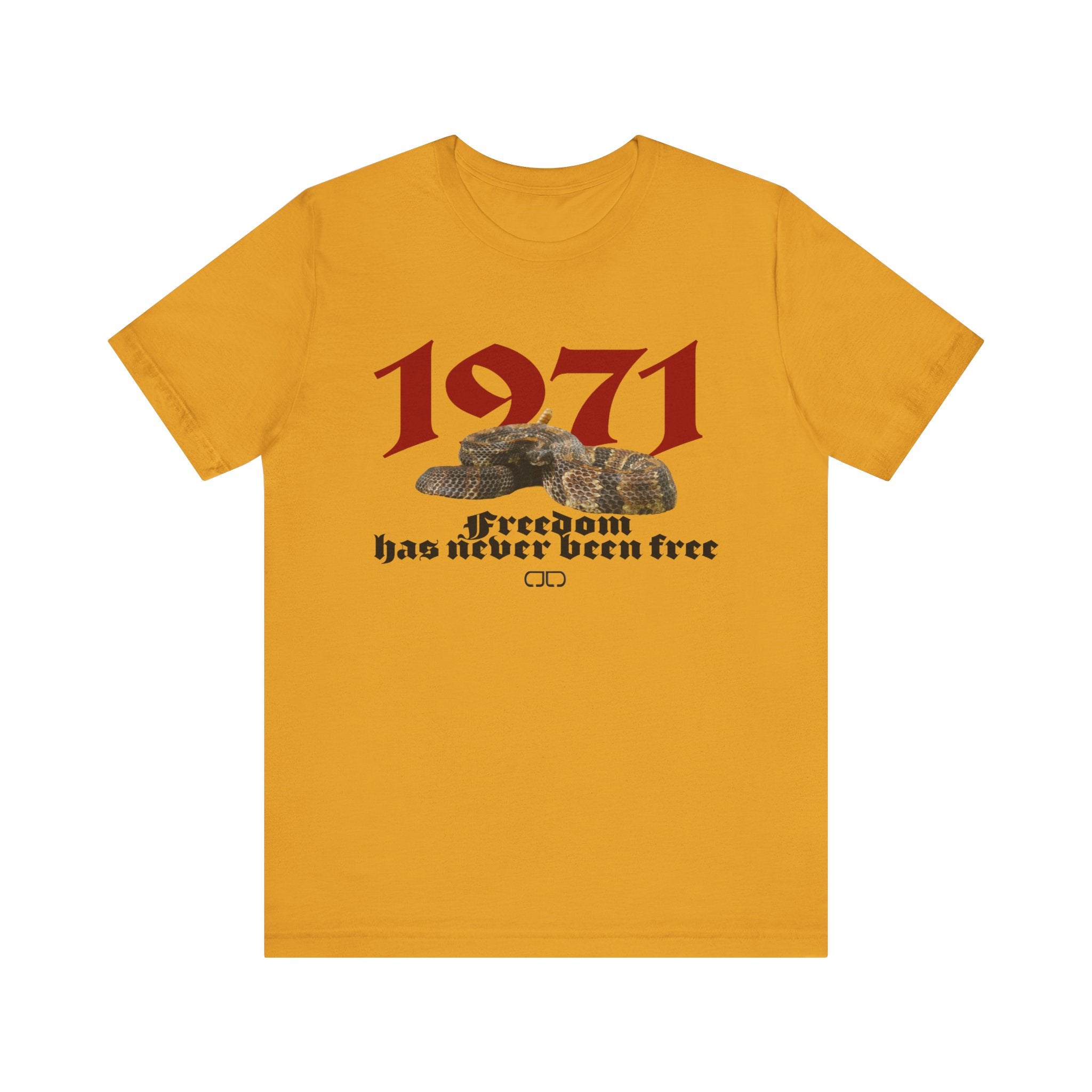 1971 'Freedom Has Never Been Free' Retro Graphic Tee