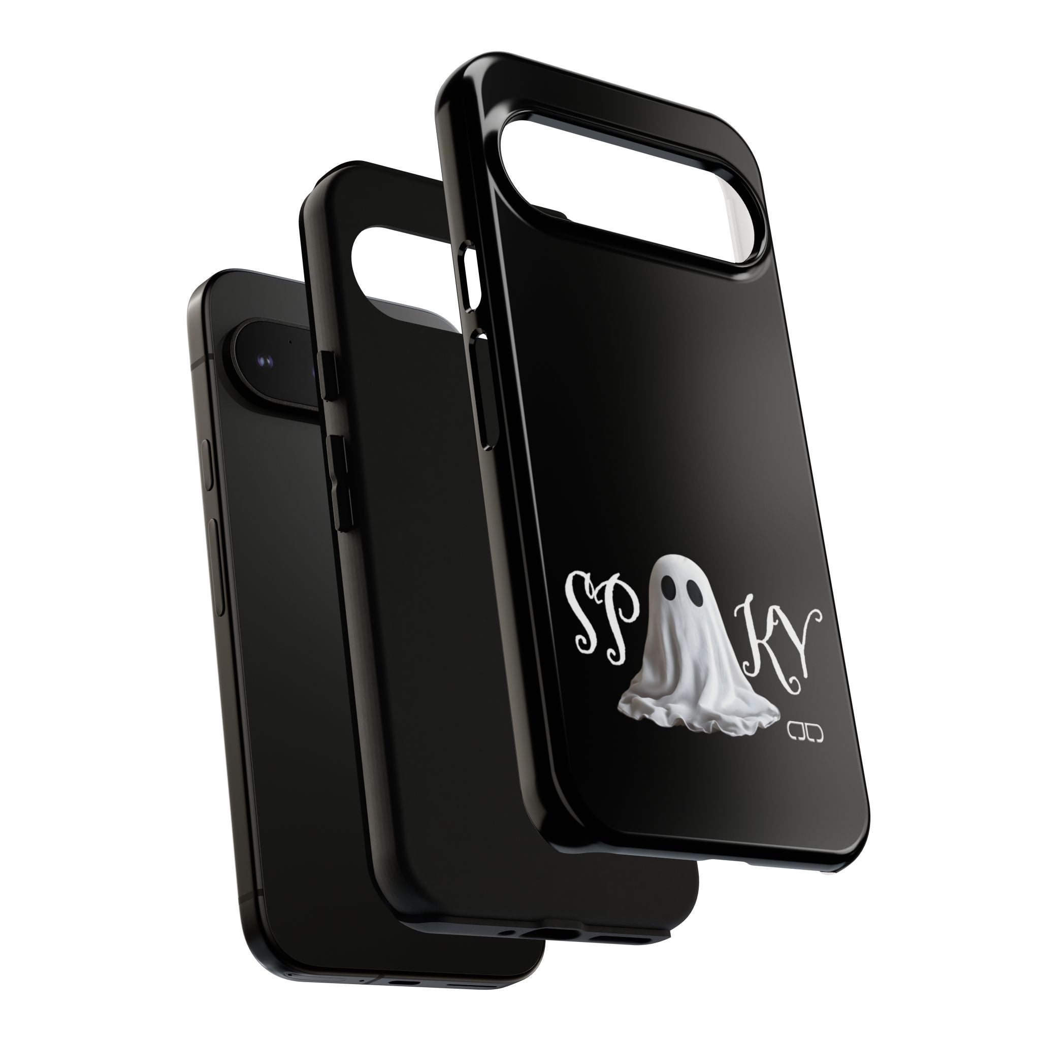Spooky Ghost Phone Case, Halloween Accessories, Cute Phone Cover, Unique Gift for Ghost Lovers, Trendy Smartphone Decor