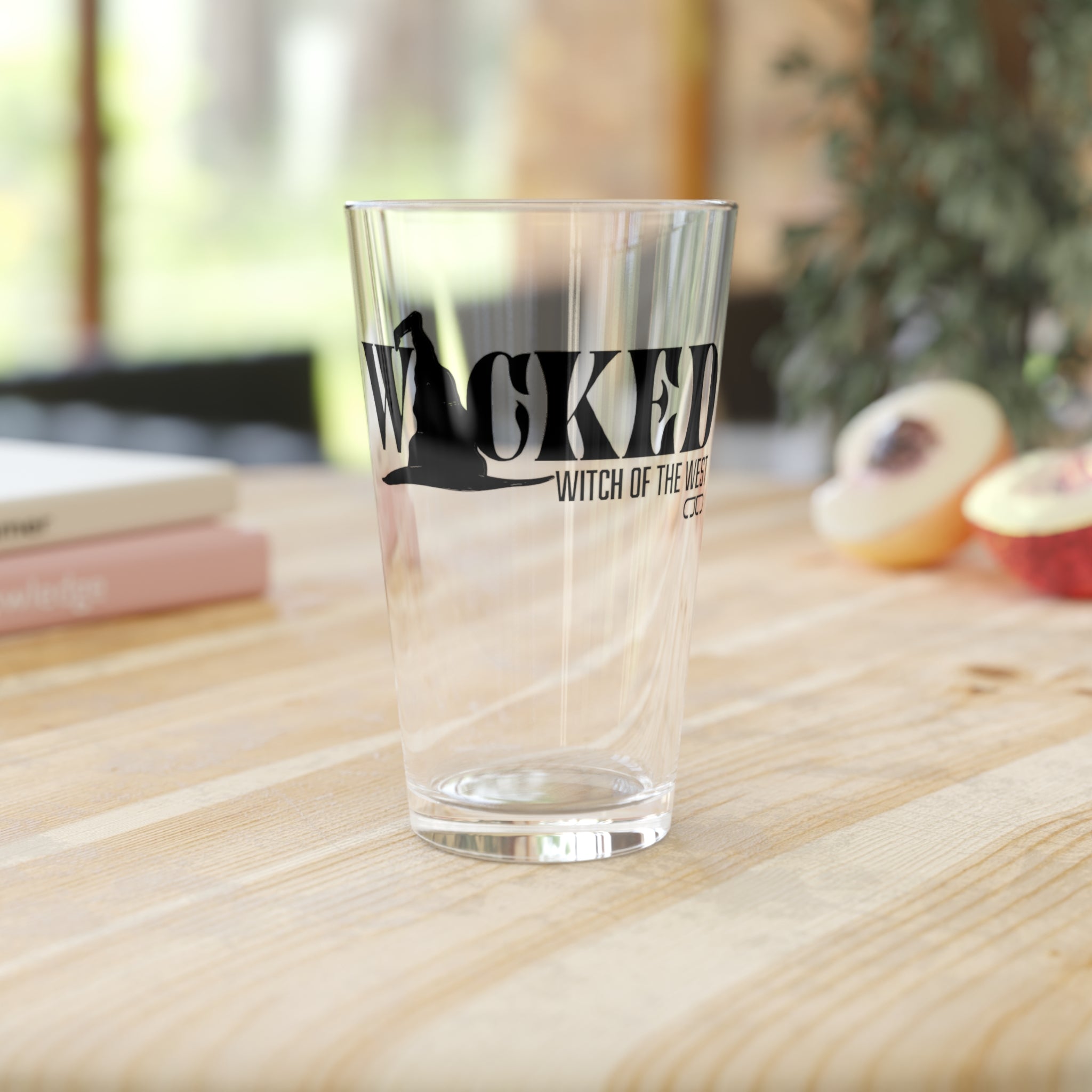 Wicked Witch of the West Pint Glass, 16oz - Perfect for Halloween Parties, Unique Gift, Barware, Witchcraft Decor, Themed Celebrations