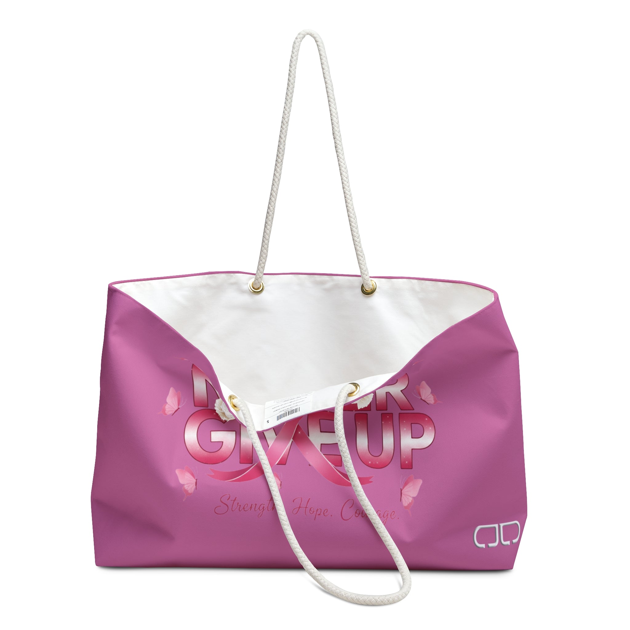 'Never Give Up' Inspirational Weekender Bag | Motivational Travel Tote | Breast Cancer Awareness | Gift for Her | Fitness [...]