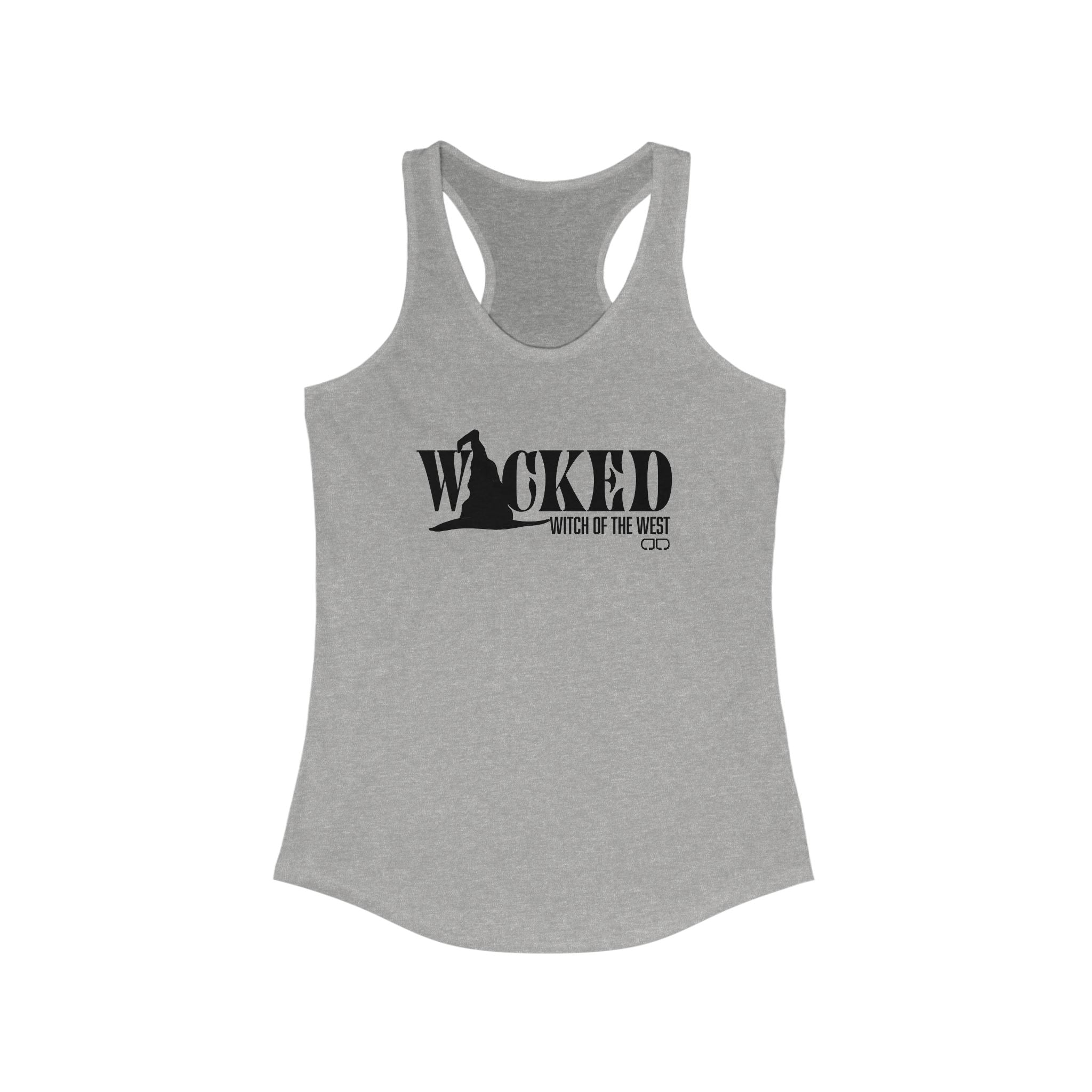 Wicked Witch of the West Racerback Tank - Perfect for Halloween, Summer Parties, Gifts, Trendy Casual Wear, Movie Fans