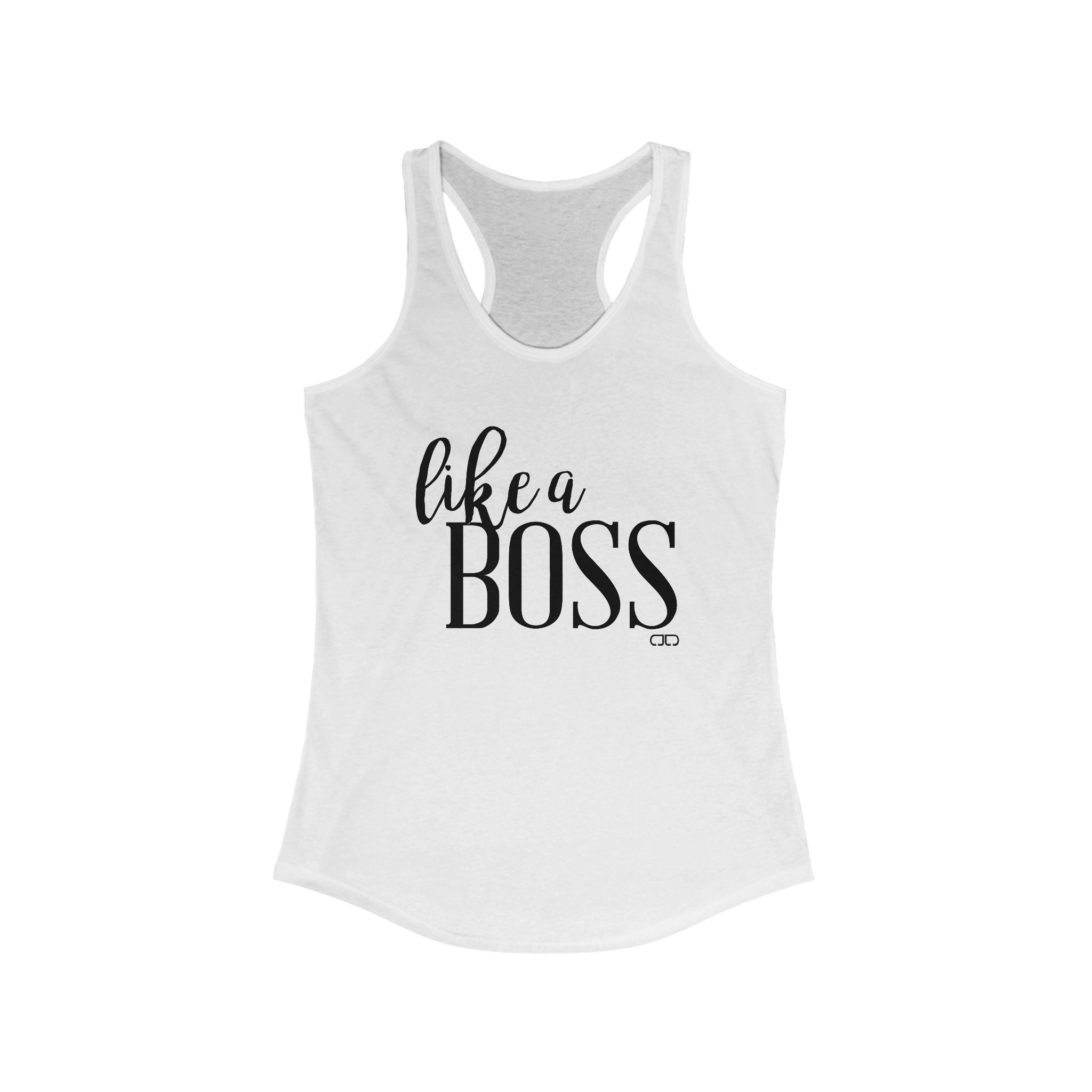 Boss Lady Racerback Tank | Women's Workout Top, Fitness Apparel, Casual Wear, Gift for Her, Motivational Shirt