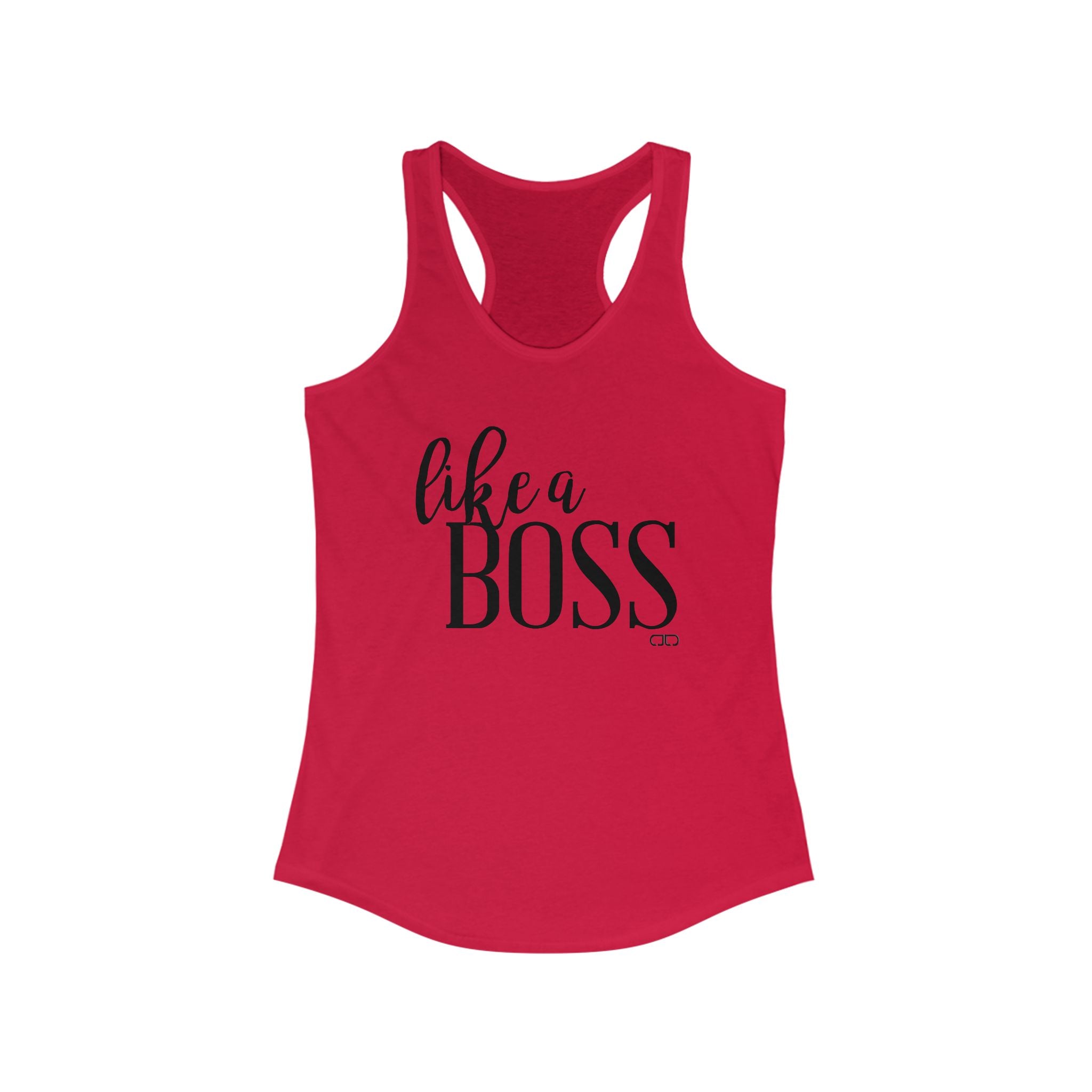 Boss Lady Racerback Tank | Women's Workout Top, Fitness Apparel, Casual Wear, Gift for Her, Motivational Shirt