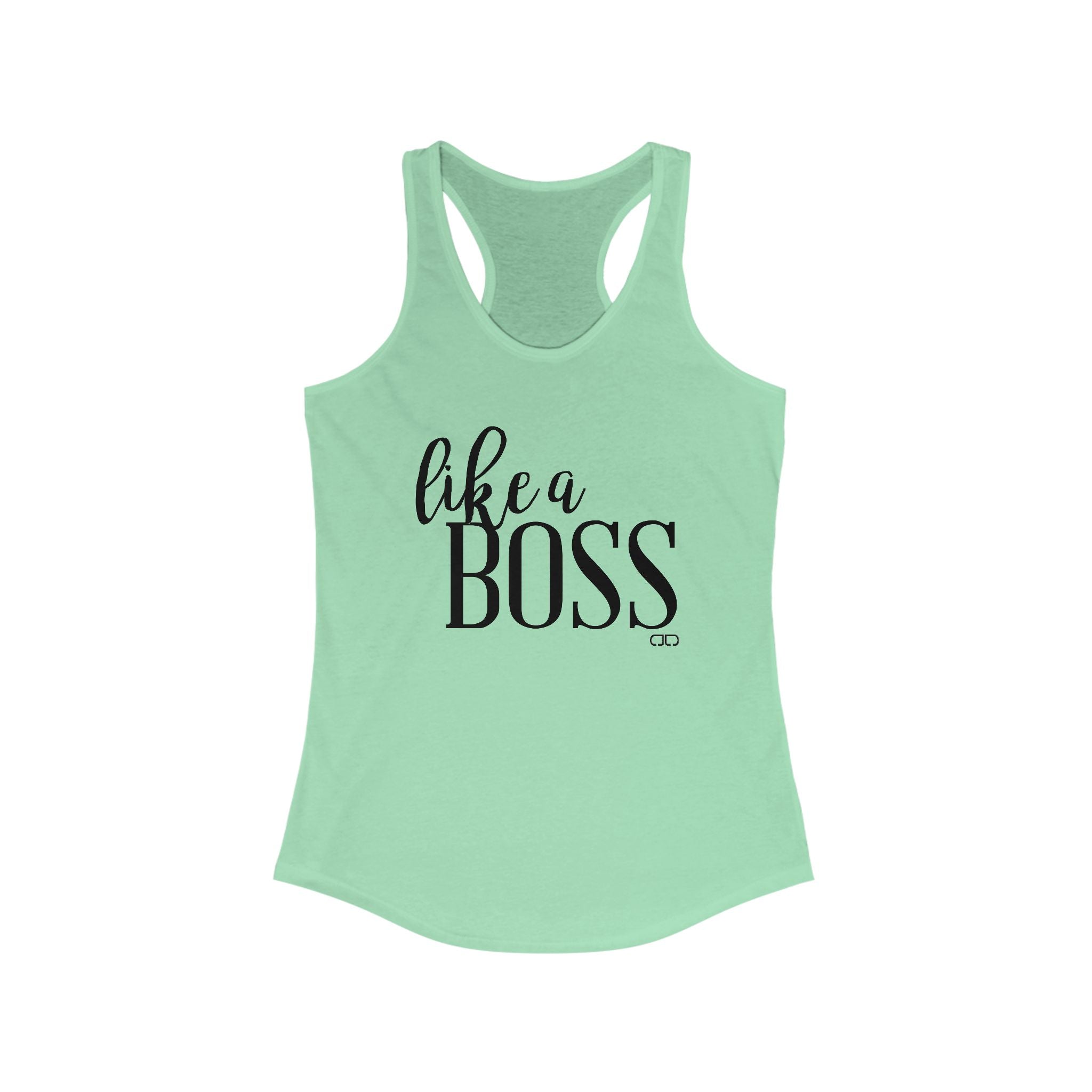 Boss Lady Racerback Tank | Women's Workout Top, Fitness Apparel, Casual Wear, Gift for Her, Motivational Shirt