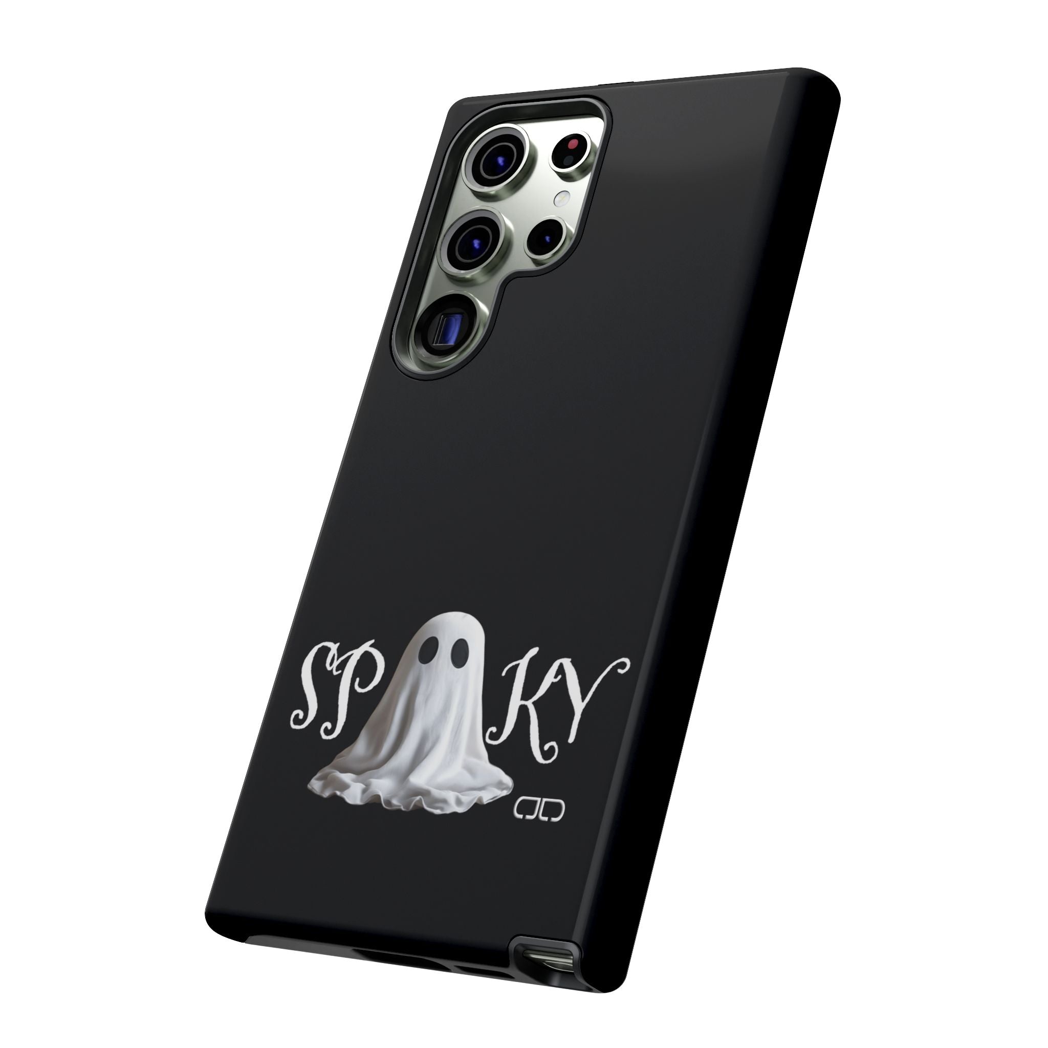 Spooky Ghost Phone Case, Halloween Accessories, Cute Phone Cover, Unique Gift for Ghost Lovers, Trendy Smartphone Decor