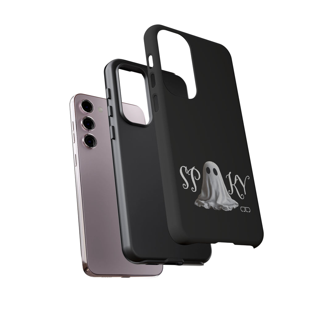 Spooky Ghost Phone Case, Halloween Accessories, Cute Phone Cover, Unique Gift for Ghost Lovers, Trendy Smartphone Decor