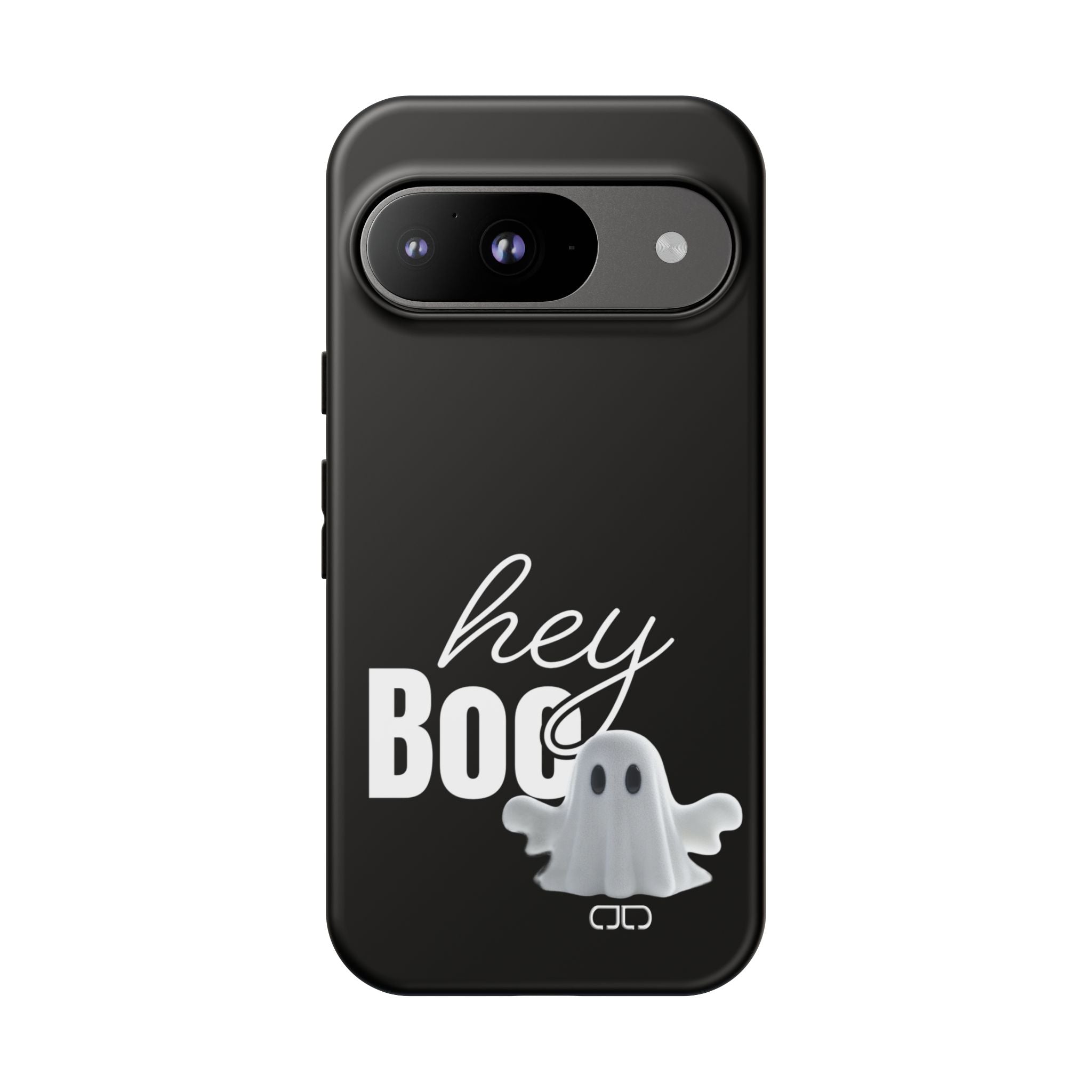Hey Boo Tough Case, Ghost-Themed Phone Case, Cute Halloween Accessory, Spooky Gift for Friends, Tech Halloween Decor