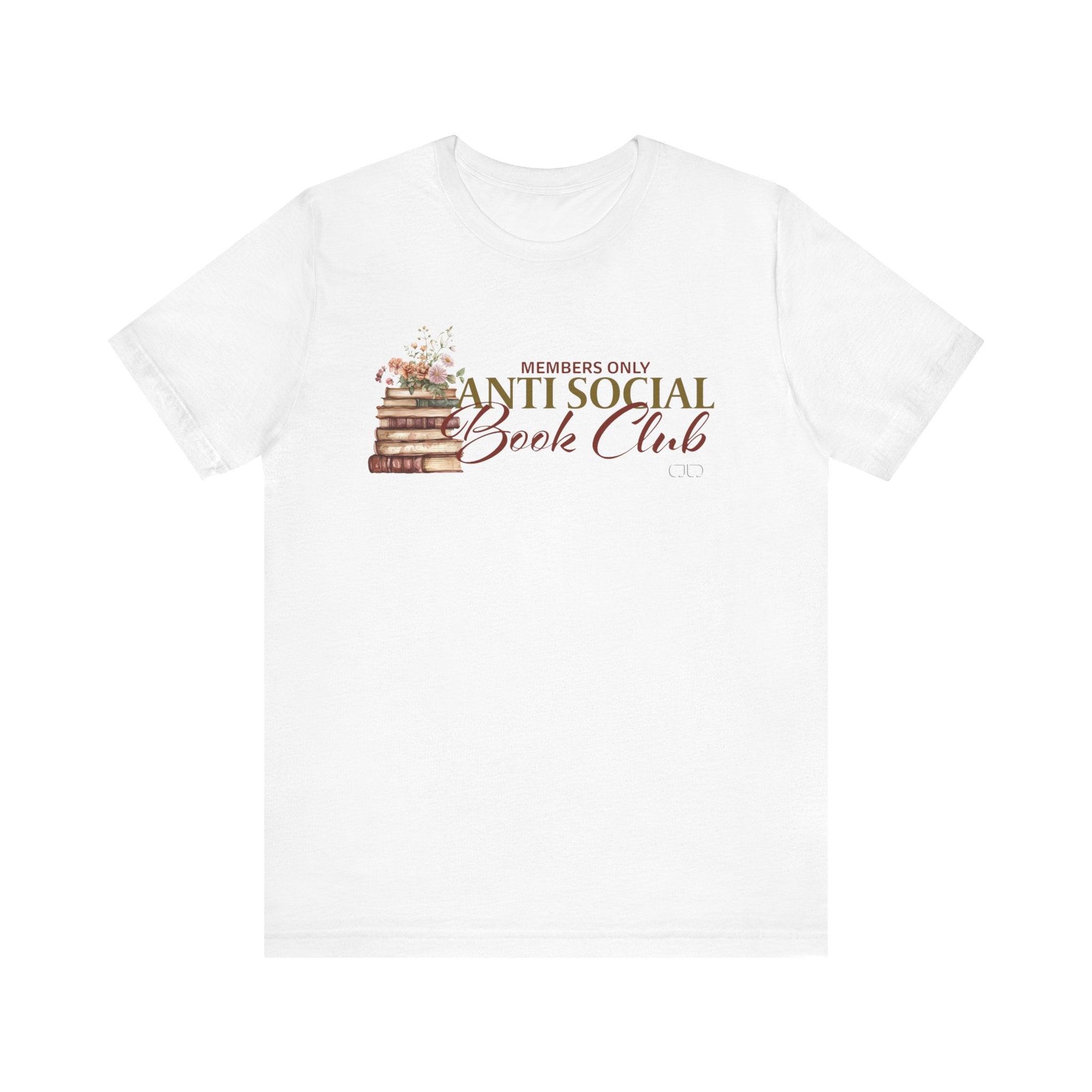 Anti-Social Book Club Tee, Cozy Reading Shirt, Gift for Book Lovers, Casual Literary Apparel, Unique Bookish Gift