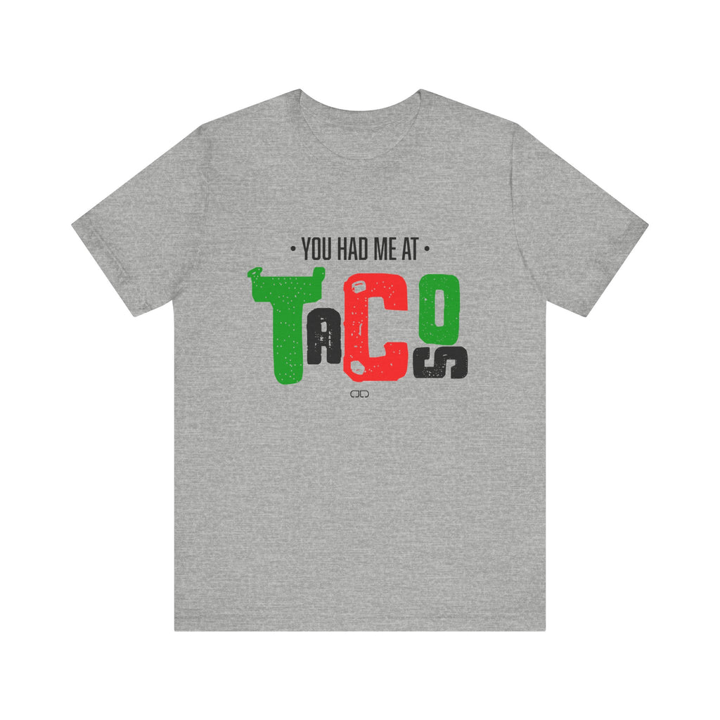 Taco Lover's Tee, Fun Unisex Short Sleeve Shirt for Foodies, Great for Cinco de Mayo, Birthdays, Relaxed Vibe, Everyday Casual Wear