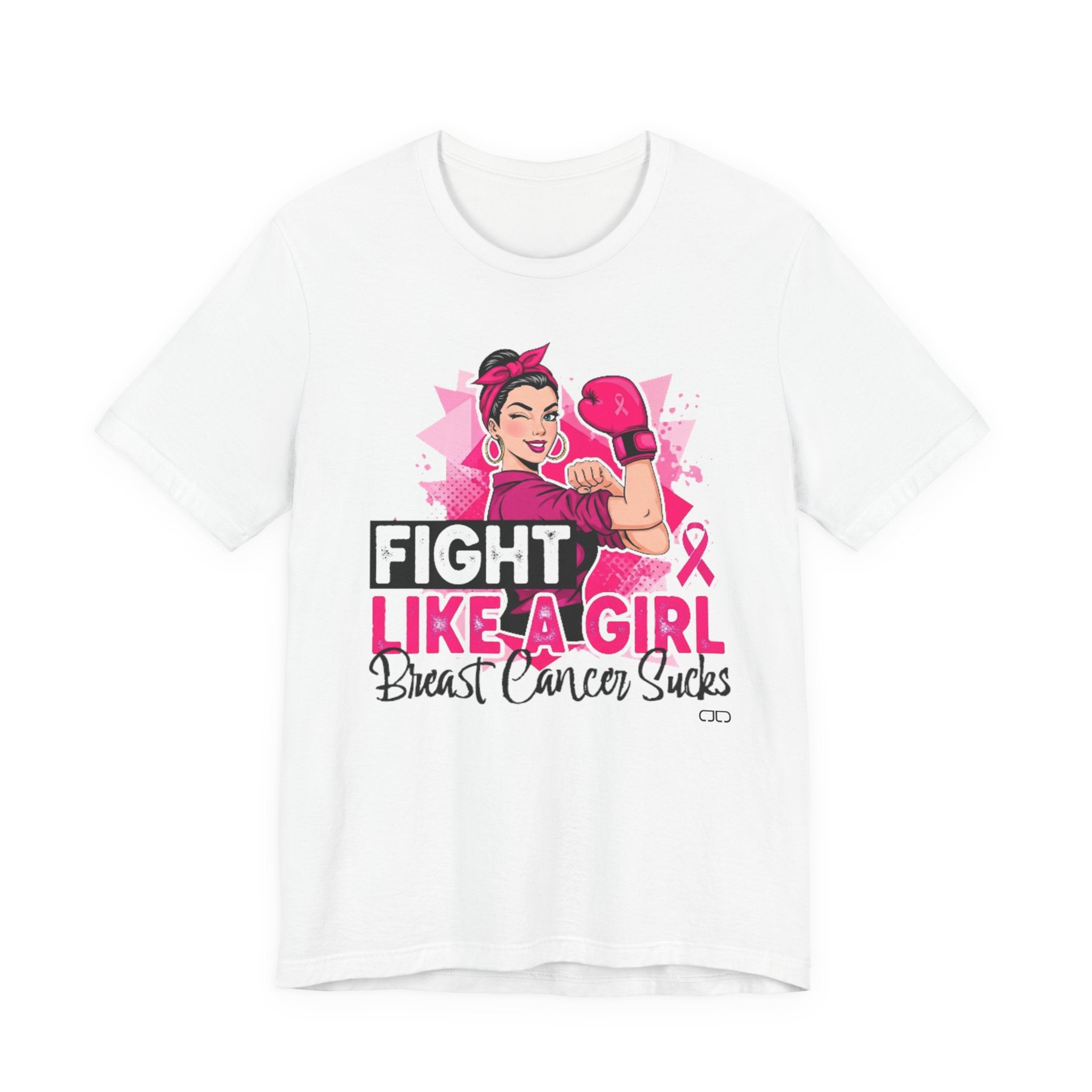 Fight Like a Girl Breast Cancer Awareness Tee, Unisex T-Shirt, Support Women's Health, Gift for Survivor, Motivational Graphic Tee