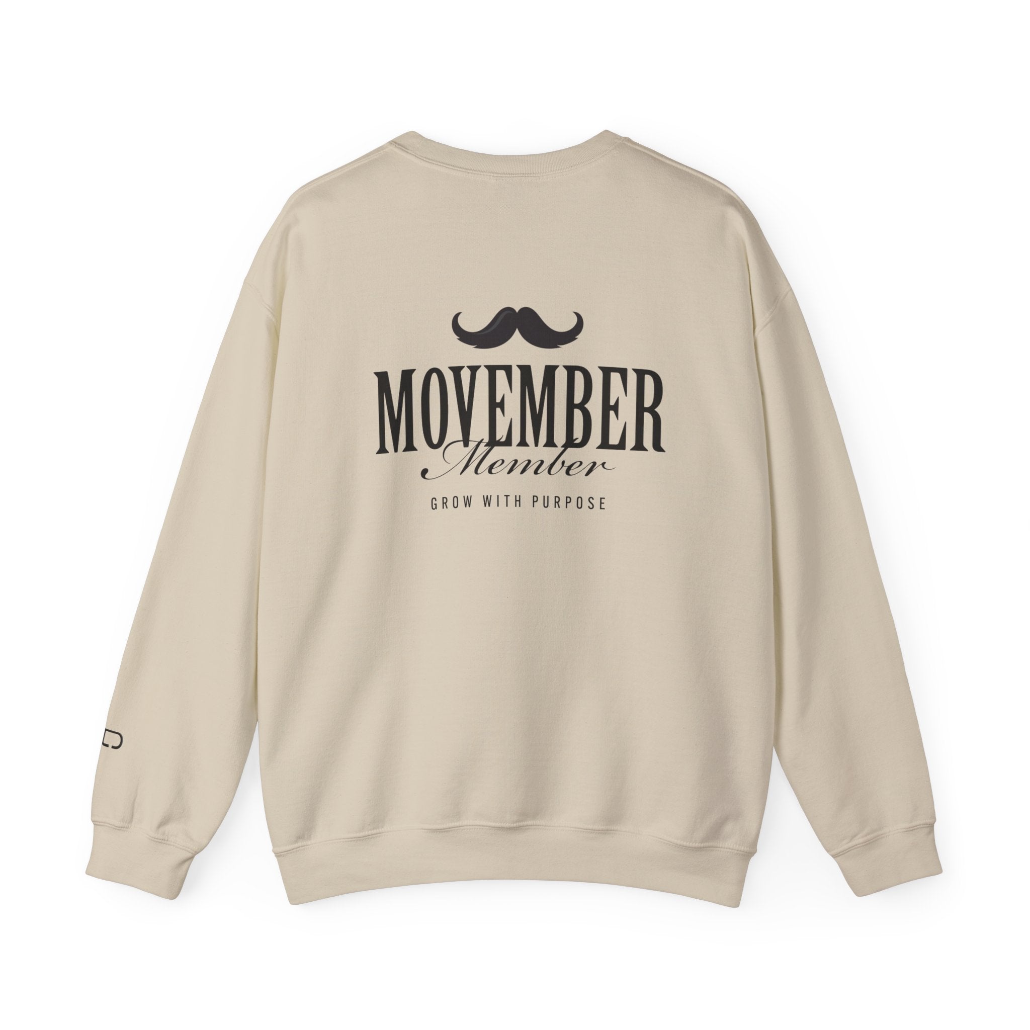 Movember Member Sweatshirt | Unisex Heavy Blend | Mustache Lover Gift | Awareness Apparel | Cozy Style | Fundraising Fashion