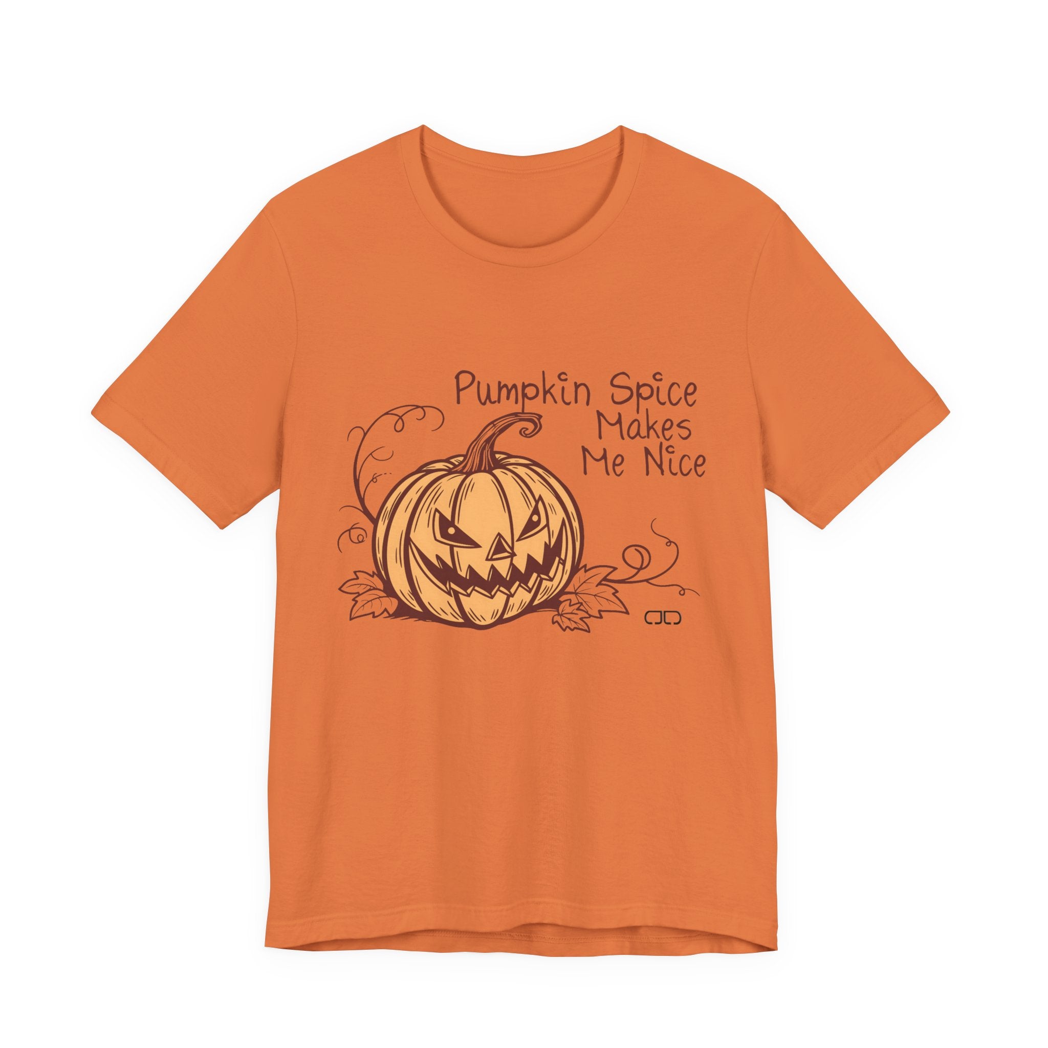 Pumpkin Spice Short Sleeve Tee | Fall Halloween T-Shirt, Funny Graphic Tee, Seasonal Fashion, Autumn Gift, Unisex Tee