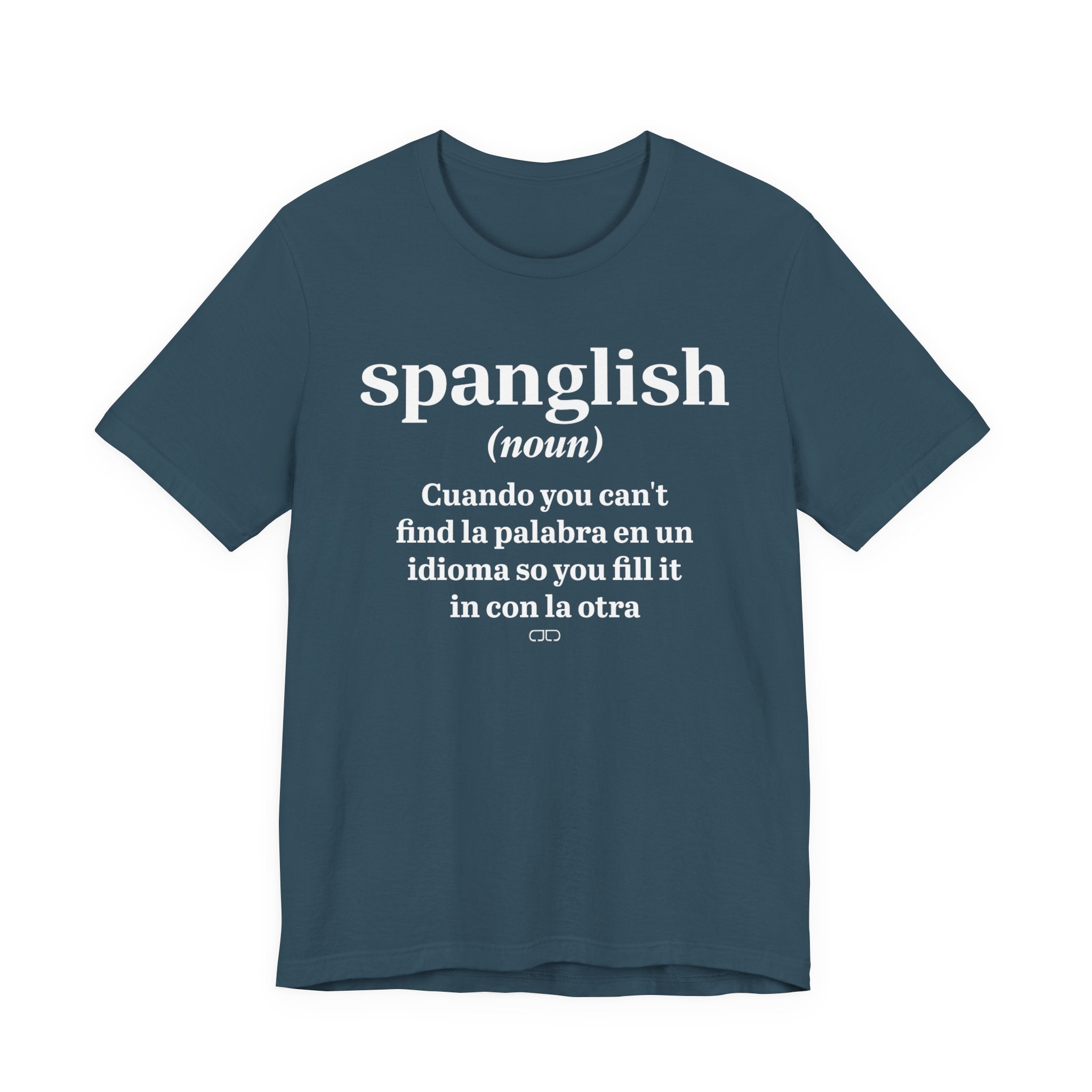 Spanglish Definition Tee, Bilingual T-Shirt, Unisex Language Shirt, Gift for Spanish Learners, Fun Casual Wear