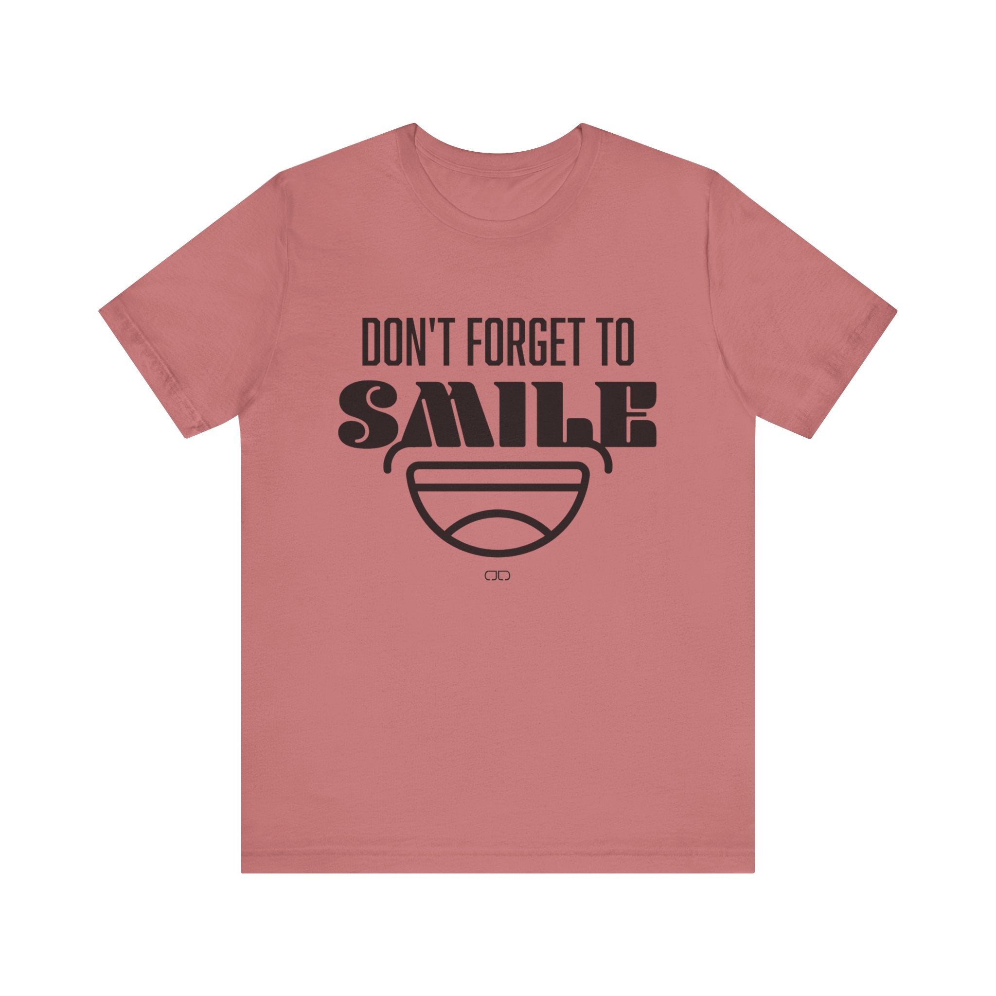 Don't Forget to Smile Tee, Motivational Shirt, Unisex Graphic Tee, Casual Wear, Gift for Friends, Positive Vibes