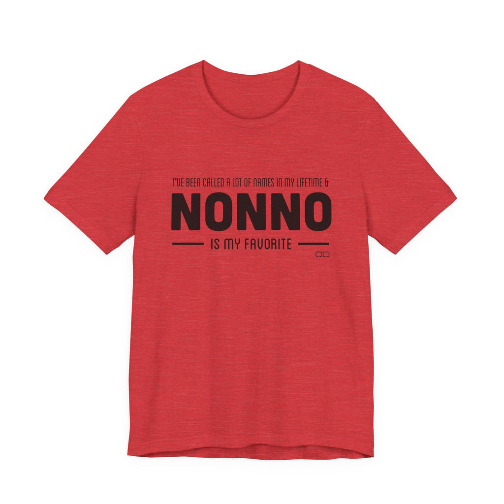Grandparent Favorite Unisex Tee, Gifts for Grandparents, Family Reunion Shirt, Cute Nonno T-Shirt, Birthday Gift for Grandpa