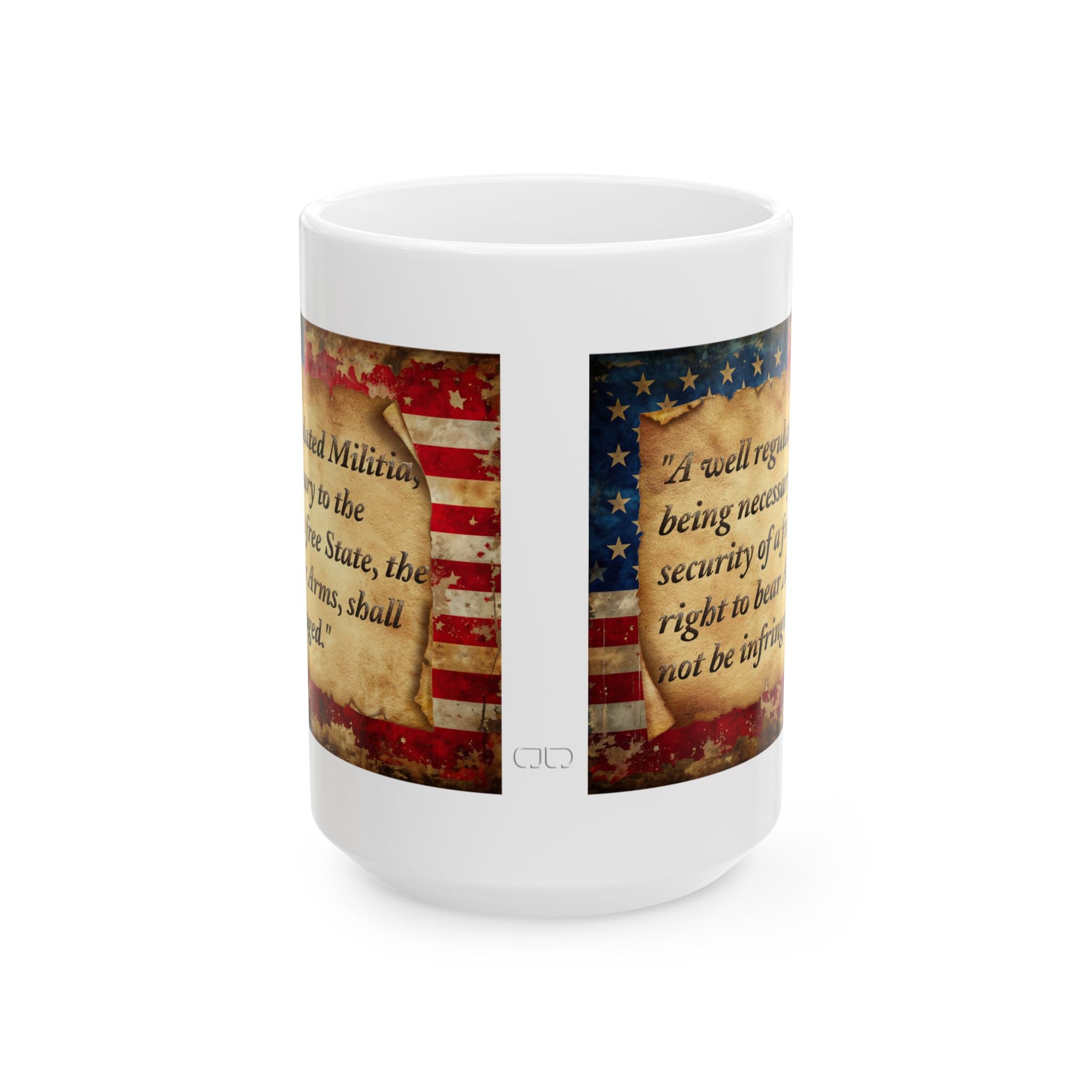 2nd Amendment Quote Mug — Vintage American Flag 11oz/15oz