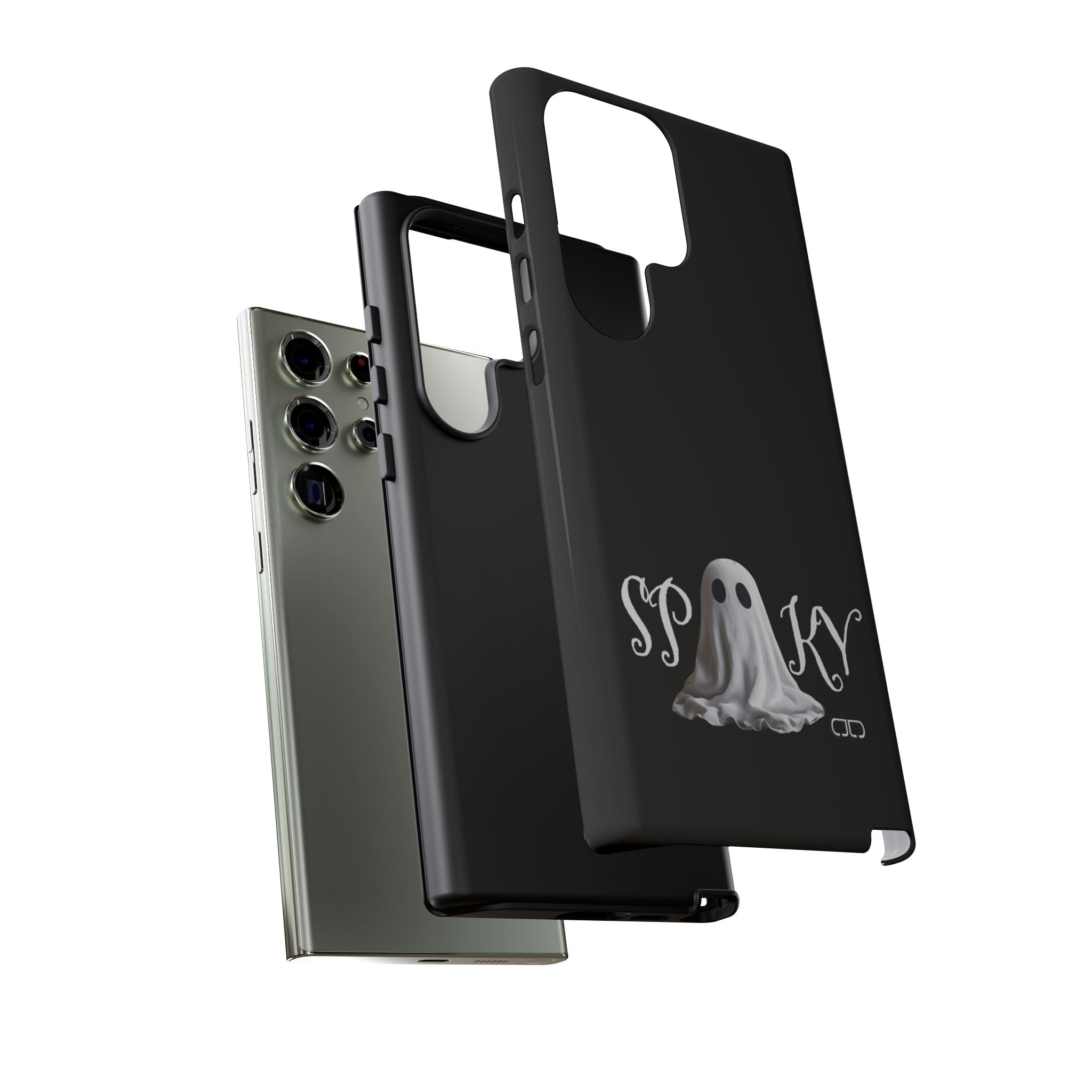 Spooky Ghost Phone Case, Halloween Accessories, Cute Phone Cover, Unique Gift for Ghost Lovers, Trendy Smartphone Decor