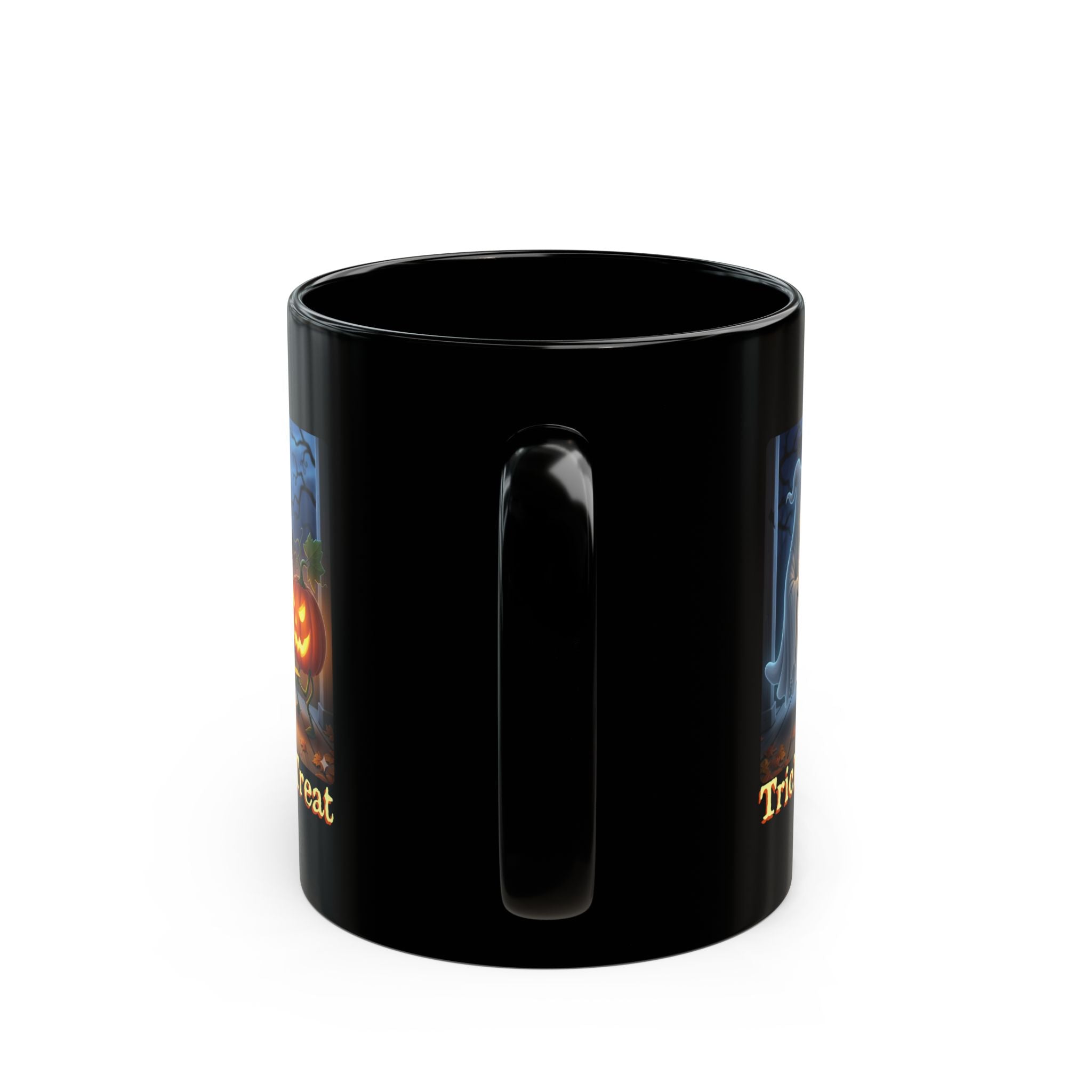 Halloween Trick or Treat Mug - Spooky Coffee Cup for Halloween, Perfect Gifting for Fall, Autumn Celebration, Add to Your Kitchen Decor