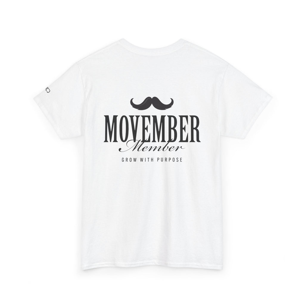 Movember Member  | Comfortable Cotton Shirt, Gifts, Fundraisers, Casual Wear, Everyday Style