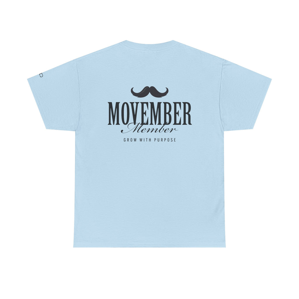 Movember Member  | Comfortable Cotton Shirt, Gifts, Fundraisers, Casual Wear, Everyday Style