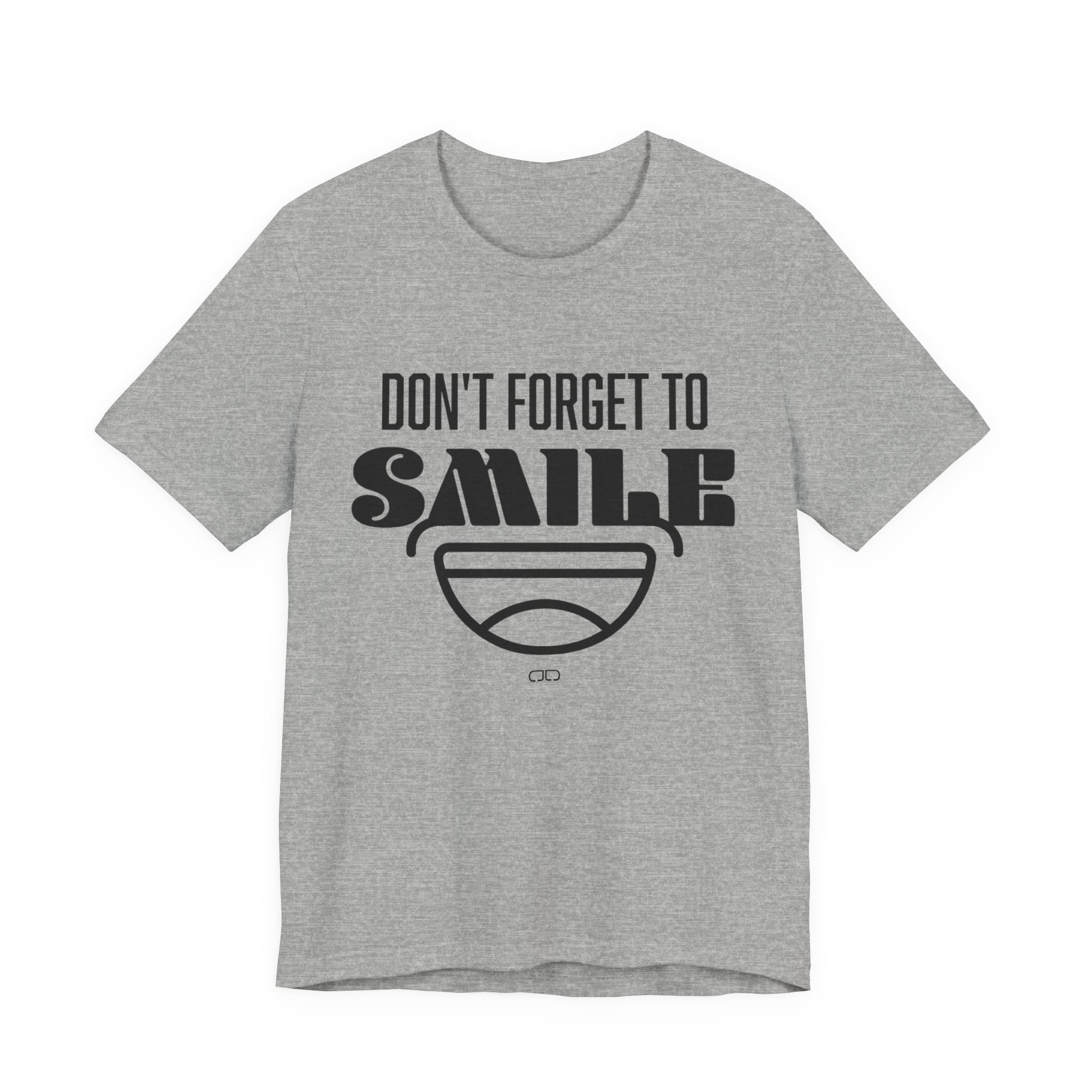 Don't Forget to Smile Tee, Motivational Shirt, Unisex Graphic Tee, Casual Wear, Gift for Friends, Positive Vibes