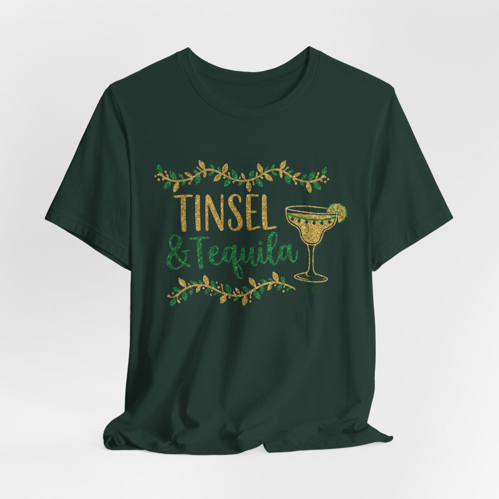Tinsel & Tequila Christmas Tee