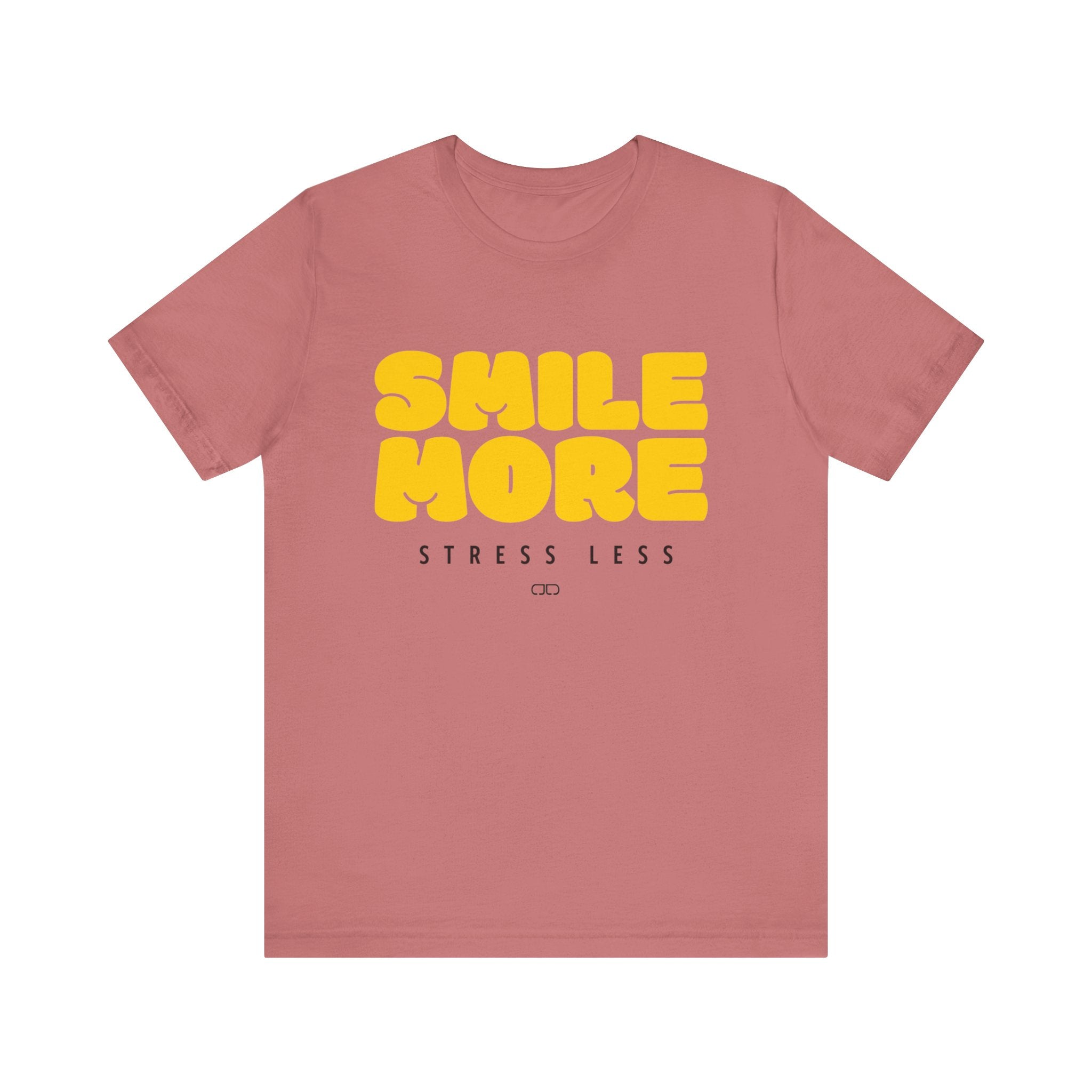 Smile More Tee - Unisex Jersey Short Sleeve T-Shirt, Relaxed Fit, Positive Vibe Tee, Casual Wear, Gift for Friends