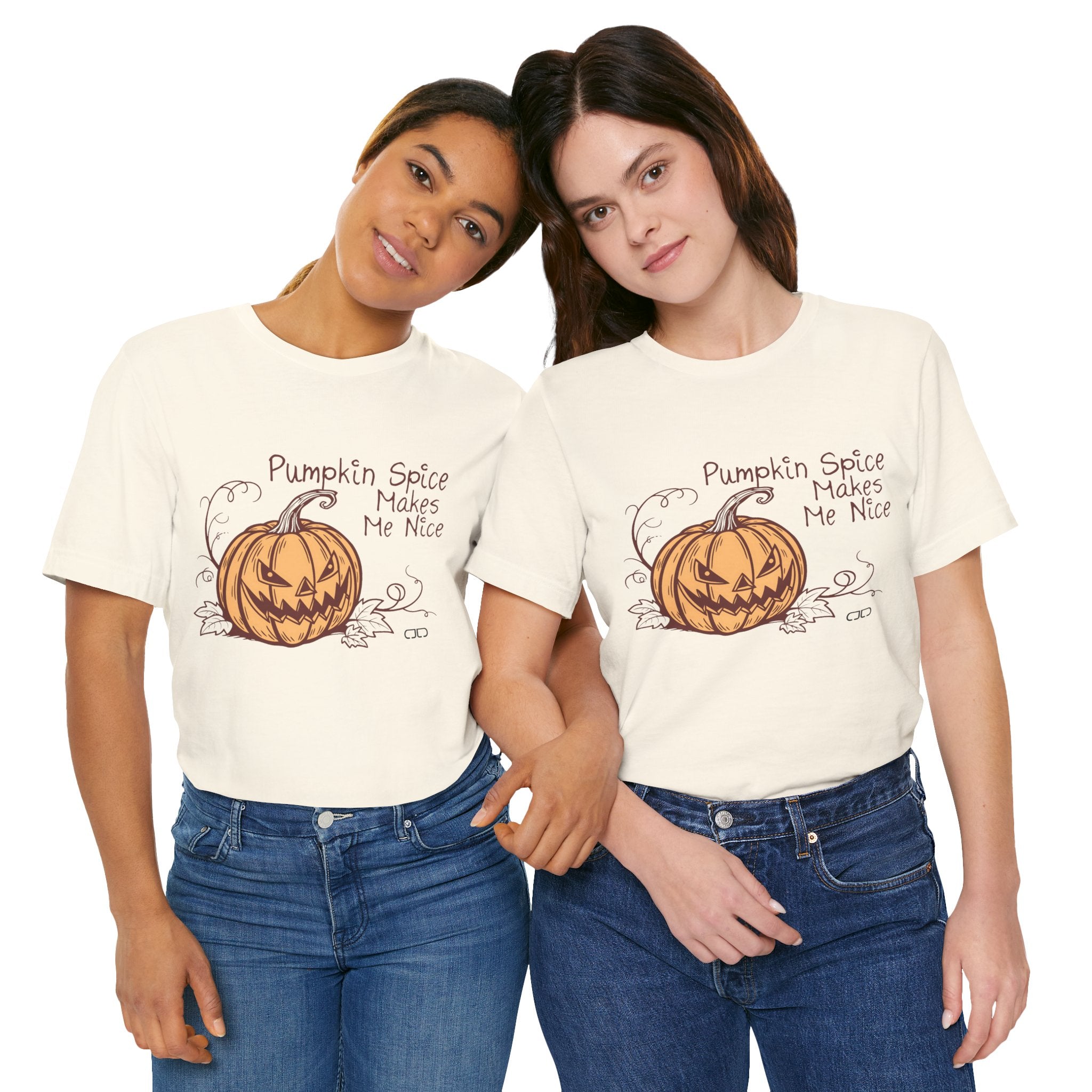Pumpkin Spice Short Sleeve Tee | Fall Halloween T-Shirt, Funny Graphic Tee, Seasonal Fashion, Autumn Gift, Unisex Tee
