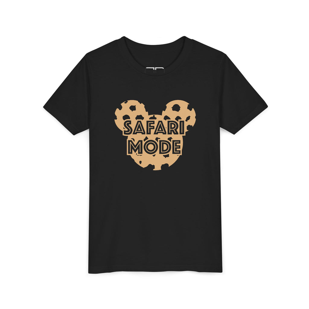 Safari Mode Cheetah Youth Tee, Cool Kids Shirt, Adventure T-Shirt, Animal Safari Clothing, Birthday Gift, Everyday Wear