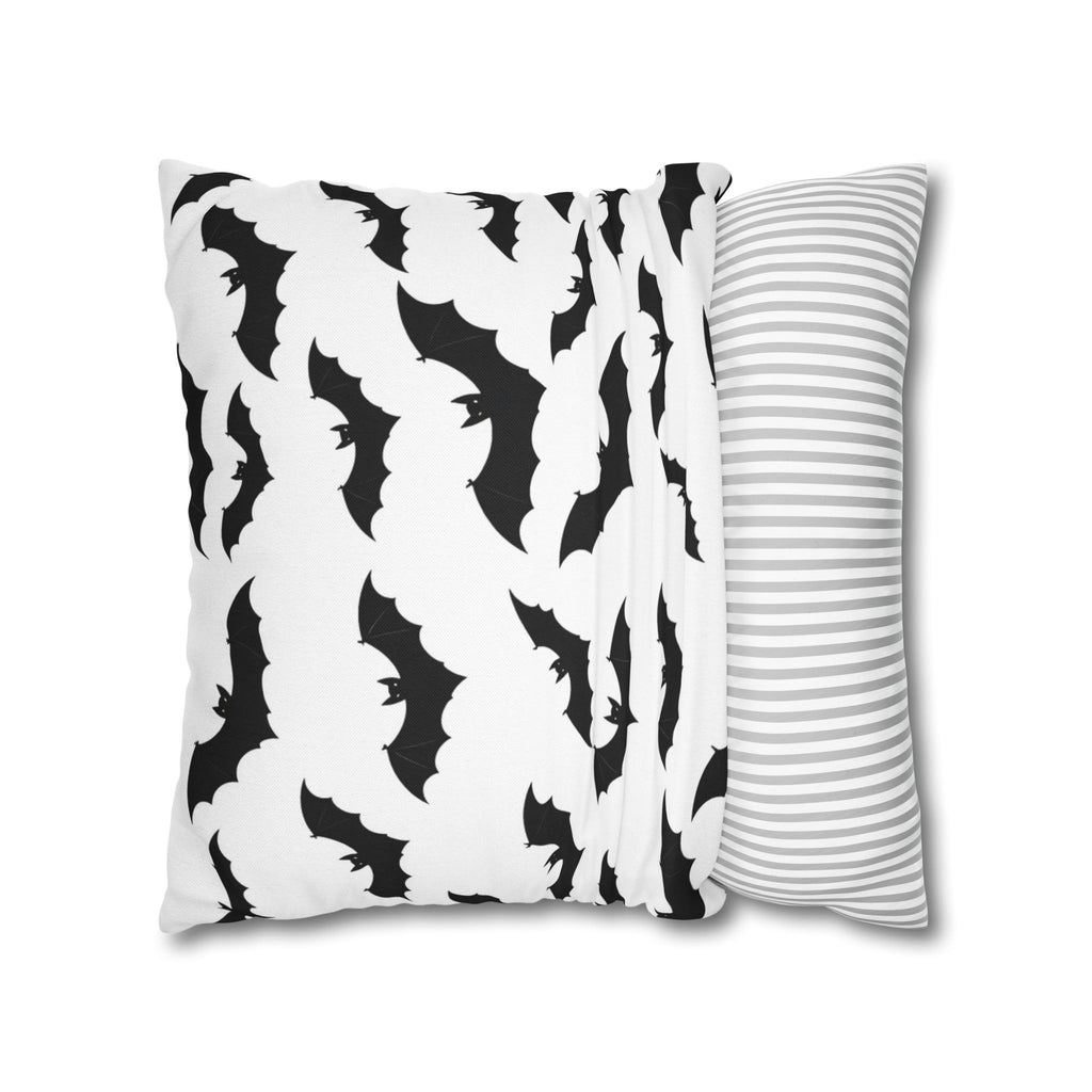 Boo | Halloween-Themed Spun Polyester Square Pillowcase, Boo Halloween Decor, Spooky Home Accent, Decorative Throw Pillow, Halloween Party [...]