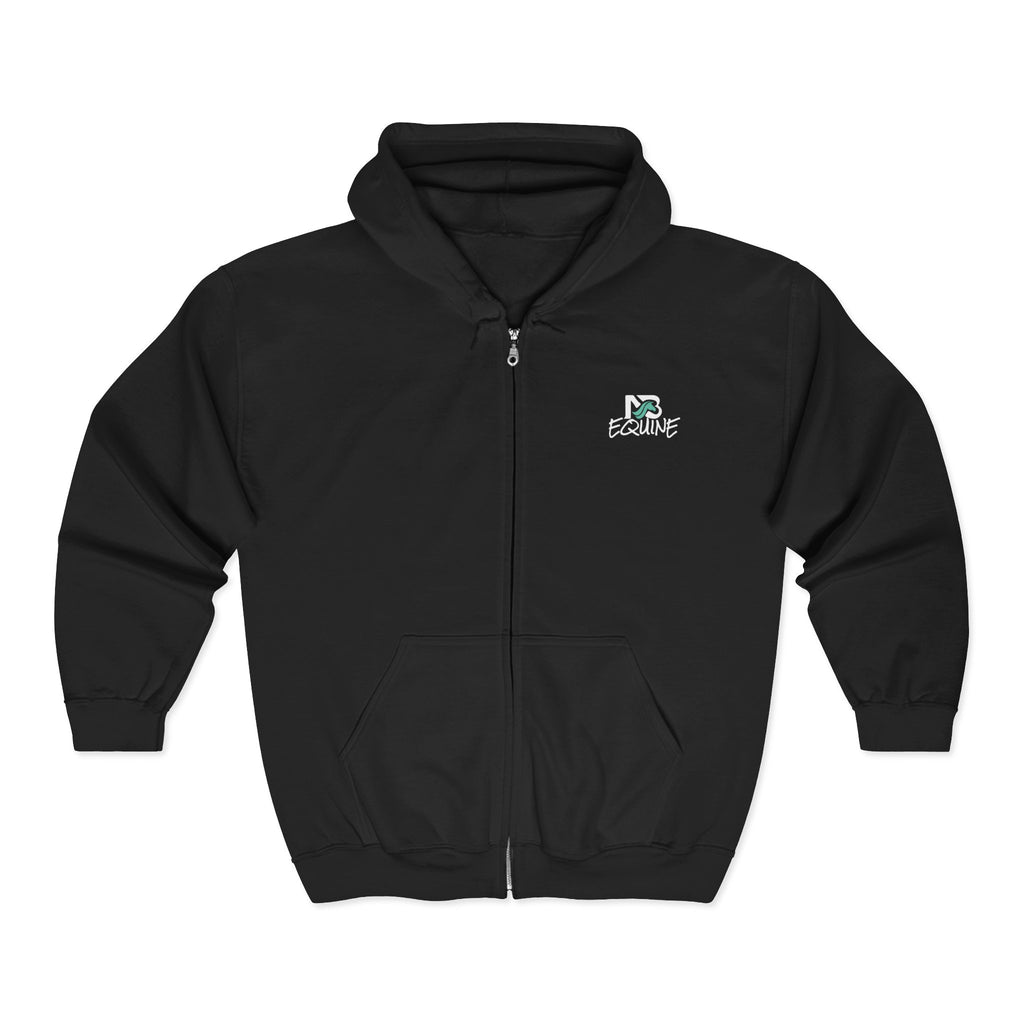 MB Equine hoodie with zip
