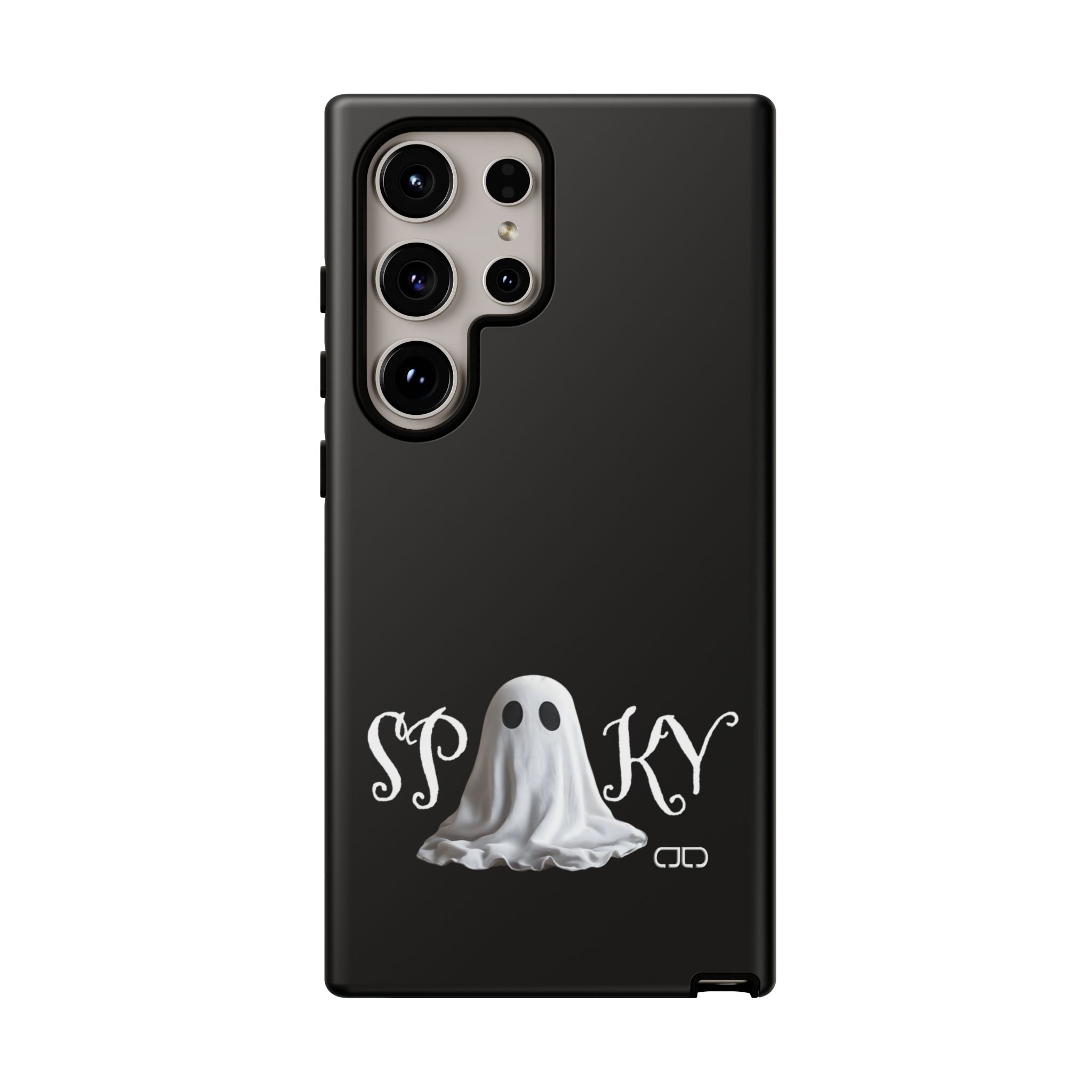 Spooky Ghost Phone Case, Halloween Accessories, Cute Phone Cover, Unique Gift for Ghost Lovers, Trendy Smartphone Decor