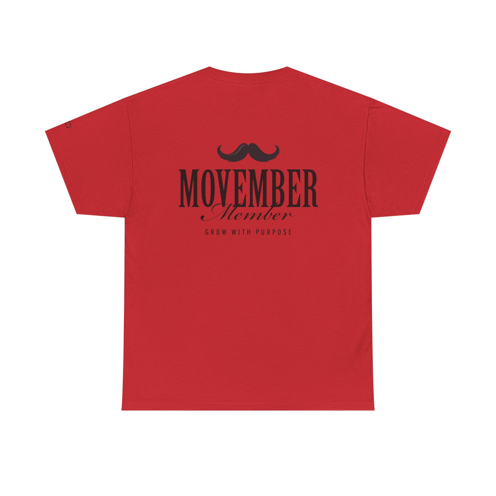 Movember Member  | Comfortable Cotton Shirt, Gifts, Fundraisers, Casual Wear, Everyday Style