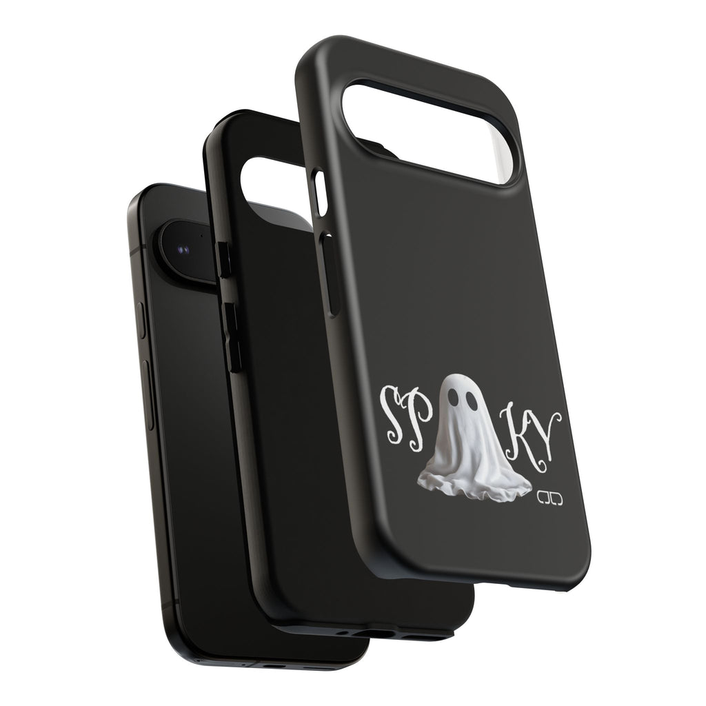 Spooky Ghost Phone Case, Halloween Accessories, Cute Phone Cover, Unique Gift for Ghost Lovers, Trendy Smartphone Decor