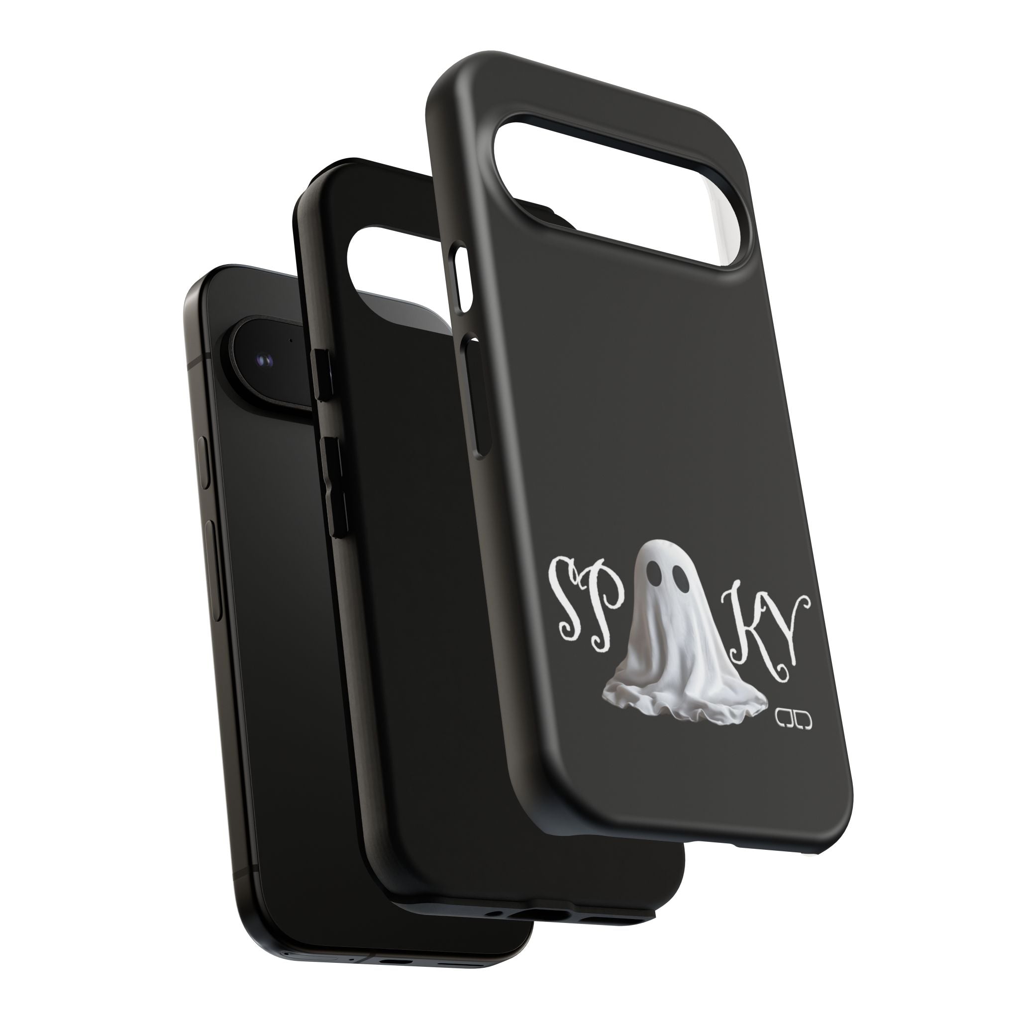Spooky Ghost Phone Case, Halloween Accessories, Cute Phone Cover, Unique Gift for Ghost Lovers, Trendy Smartphone Decor