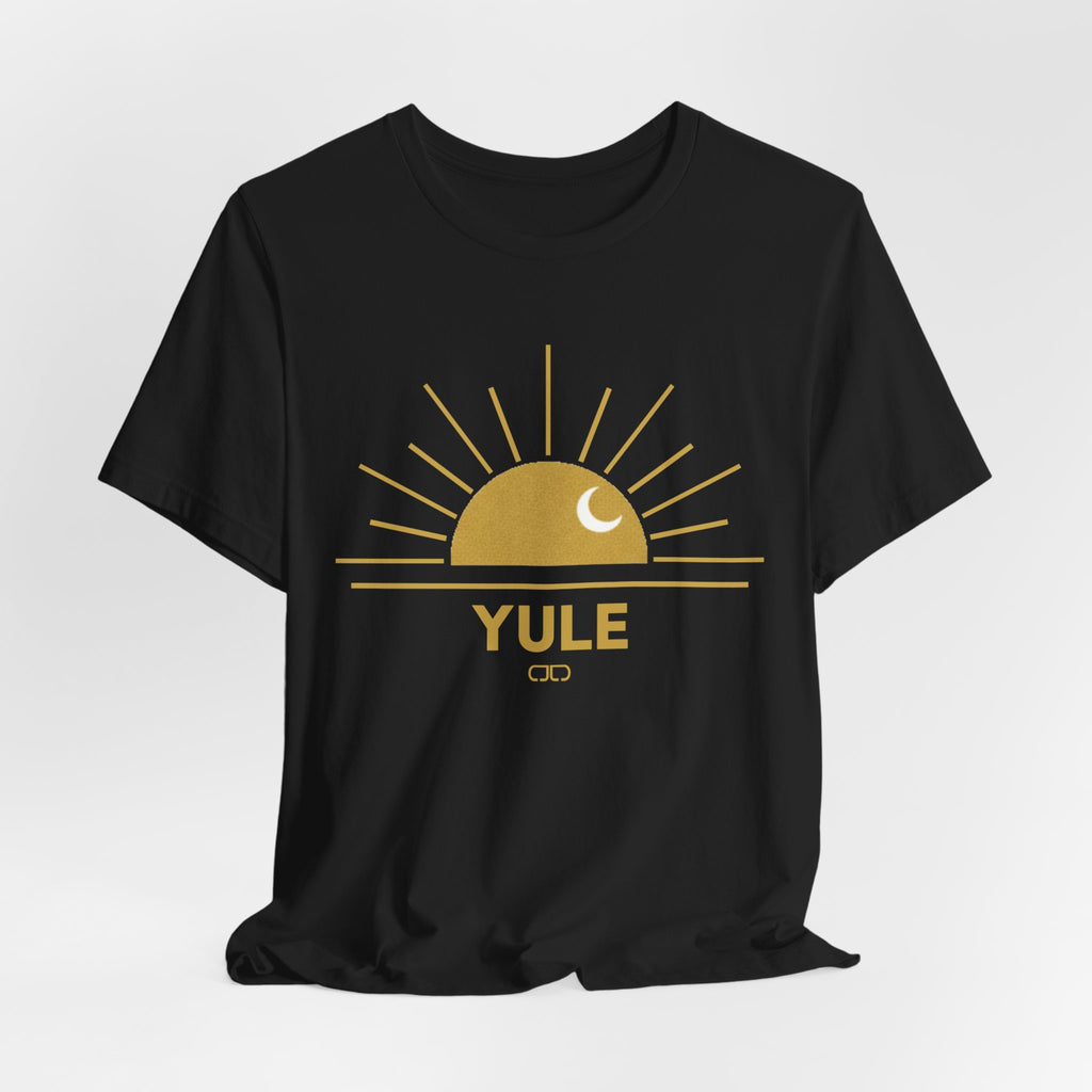 Yule Sunset Tee — Pagan Holiday YULE Shirt