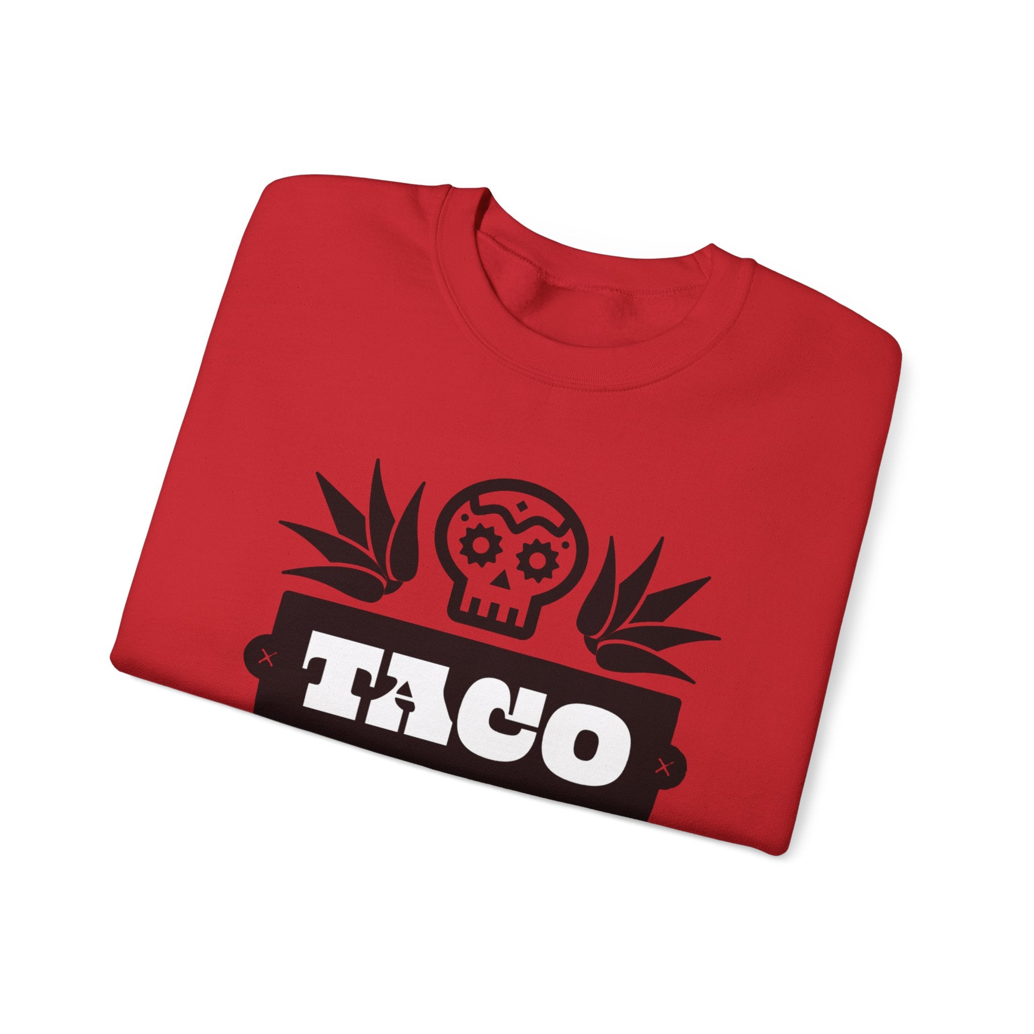Taco Vibes Only Sweatshirt - Unisex Crewneck, Perfect for Taco Tuesday, Casual Wear, Gift for Foodies, Relaxed Style