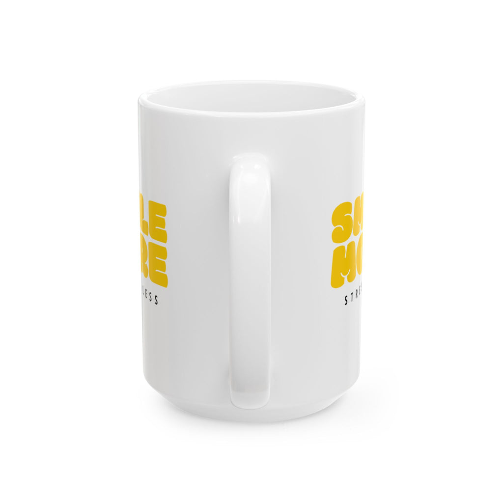 Smile More Ceramic Mug - Brighten Your Day with Every Sip, Motivational Coffee Cup for Home & Office, Gift for Coffee Lovers, [...]