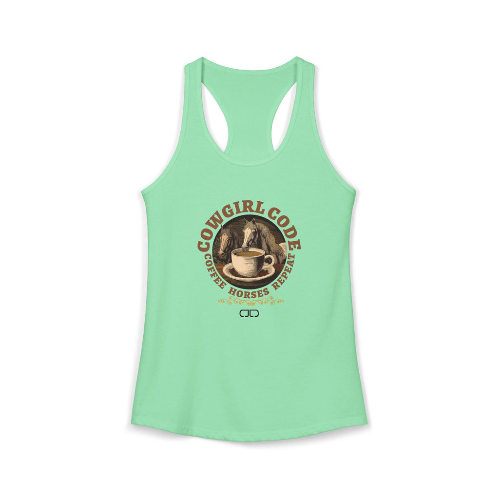 Cowgirl Code Racerback Tank