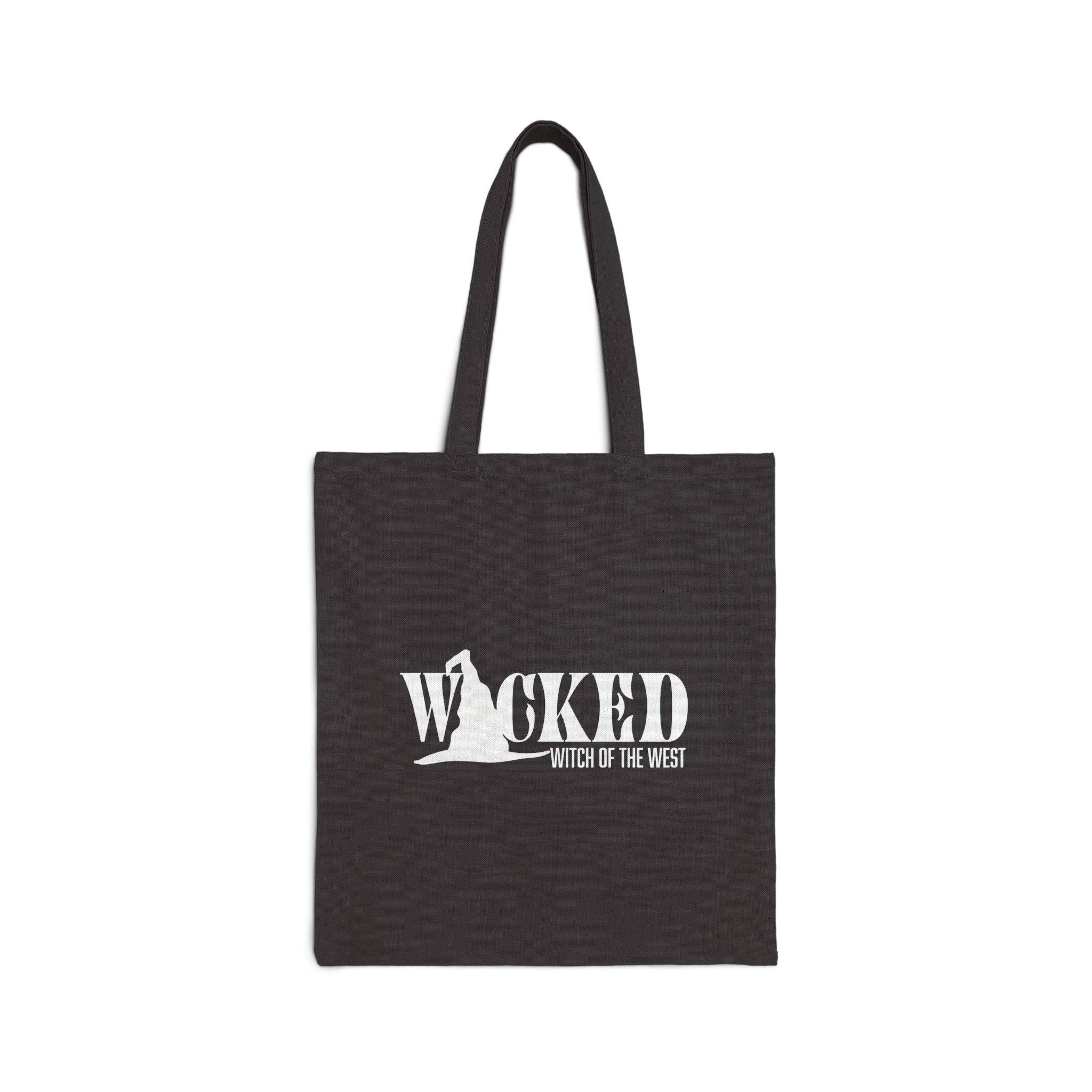 Wicked Witch Tote Bag, Reusable Cotton Canvas, Eco-Friendly Shopping Bag, Halloween Gift, Witchcraft Accessory