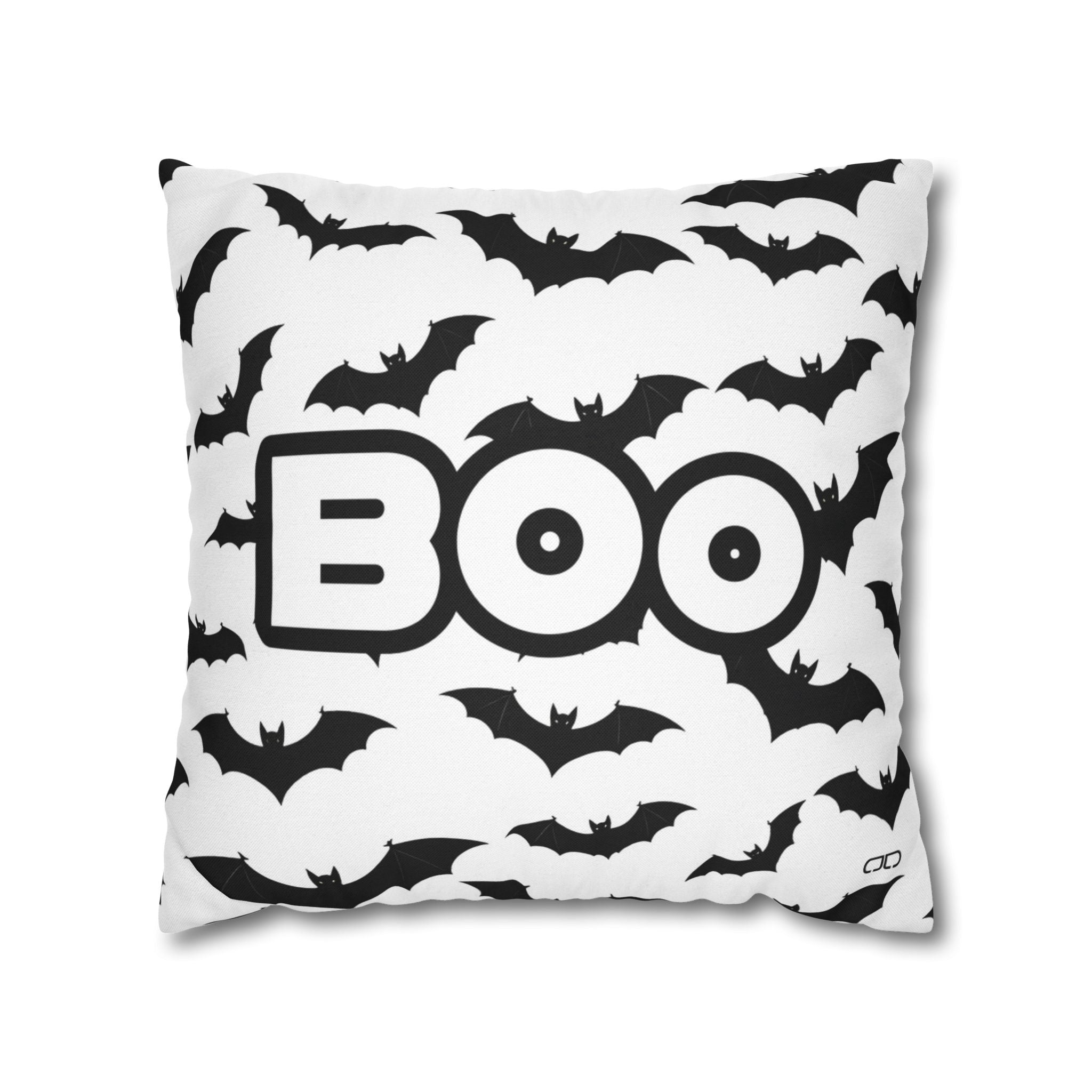 Boo | Halloween-Themed Spun Polyester Square Pillowcase, Boo Halloween Decor, Spooky Home Accent, Decorative Throw Pillow, Halloween Party [...]