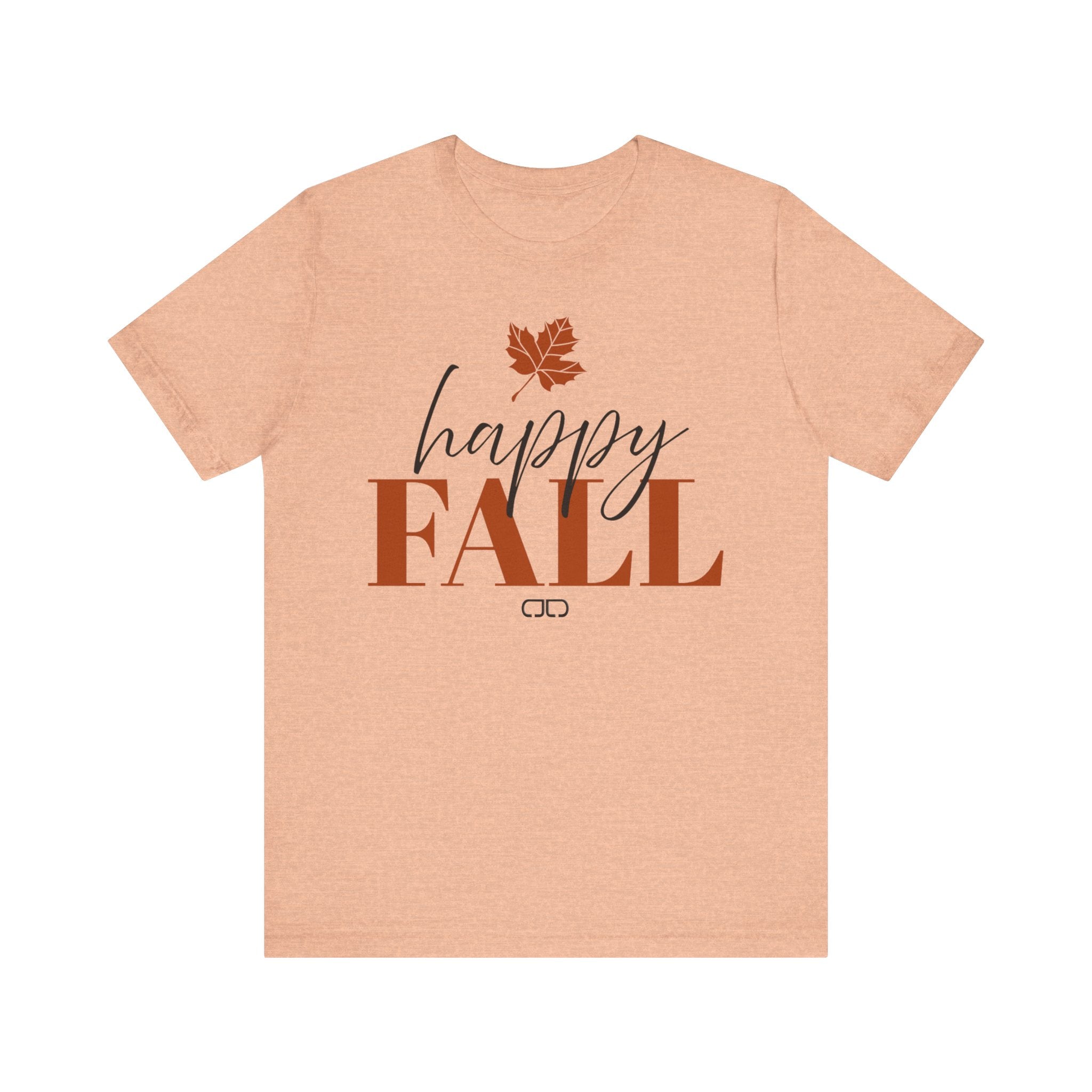 Happy Fall Tee – Autumn Leaf Graphic Short Sleeve Shirt