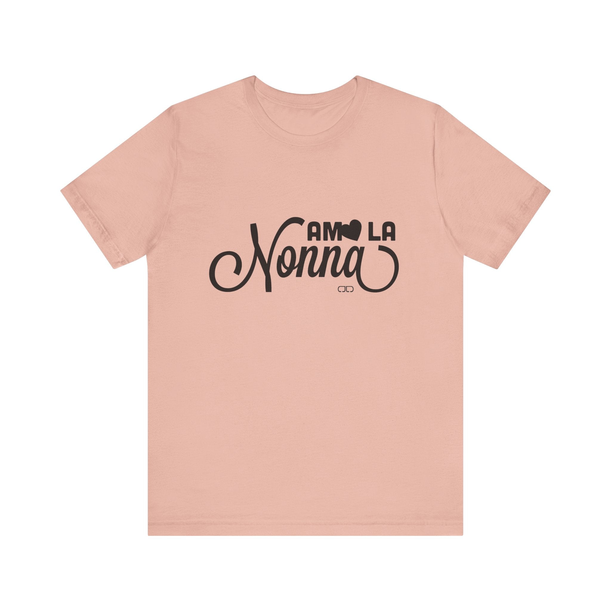 Amo La Nonna Tee | Unisex Jersey Short Sleeve Shirt, Love for Grandma, Gift for Mother's Day, Cute Family Tee, Comfortable Casual Wear