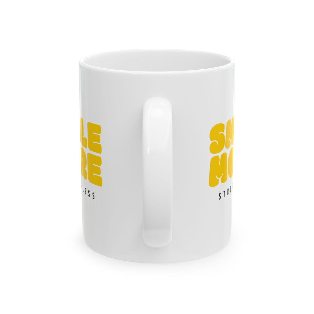 Smile More Ceramic Mug - Brighten Your Day with Every Sip, Motivational Coffee Cup for Home & Office, Gift for Coffee Lovers, [...]