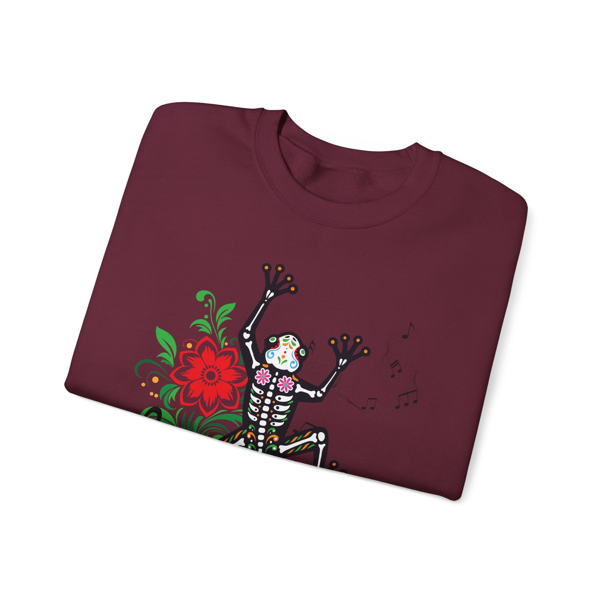 Dia de Los Muertos Crewneck Sweatshirt, Cozy Halloween Apparel, Unisex Sweatshirt, Day of the Dead Gift, Fall Fashion