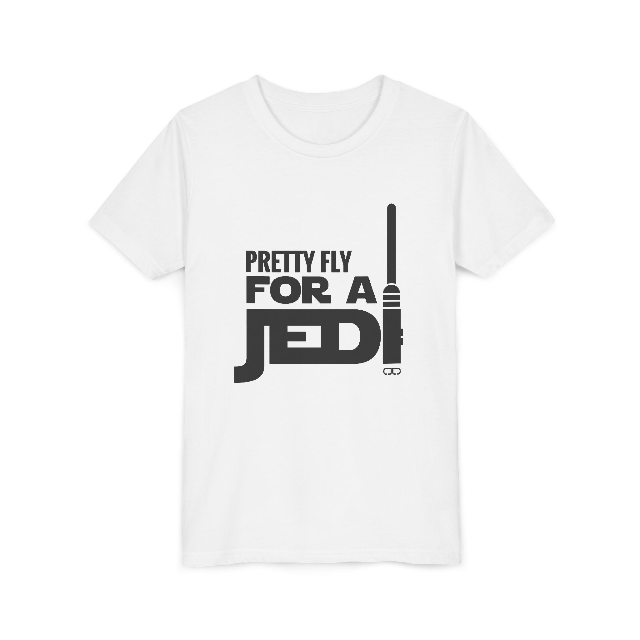 Pretty Fly for a Jedi Youth Tee, Cool Kids T-Shirt, Star Wars Fan Apparel, Gift for Young Jedis, Fun Short Sleeve Shirt