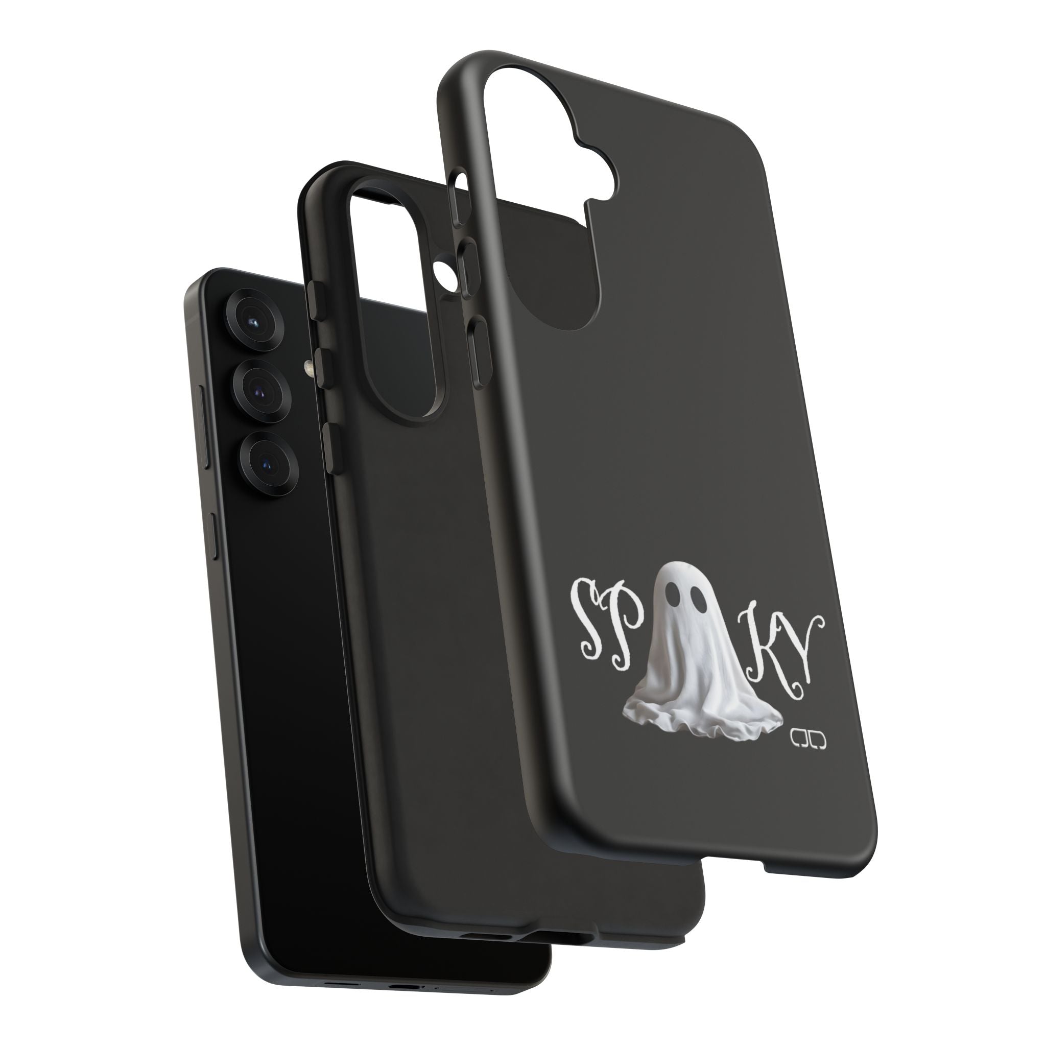 Spooky Ghost Phone Case, Halloween Accessories, Cute Phone Cover, Unique Gift for Ghost Lovers, Trendy Smartphone Decor