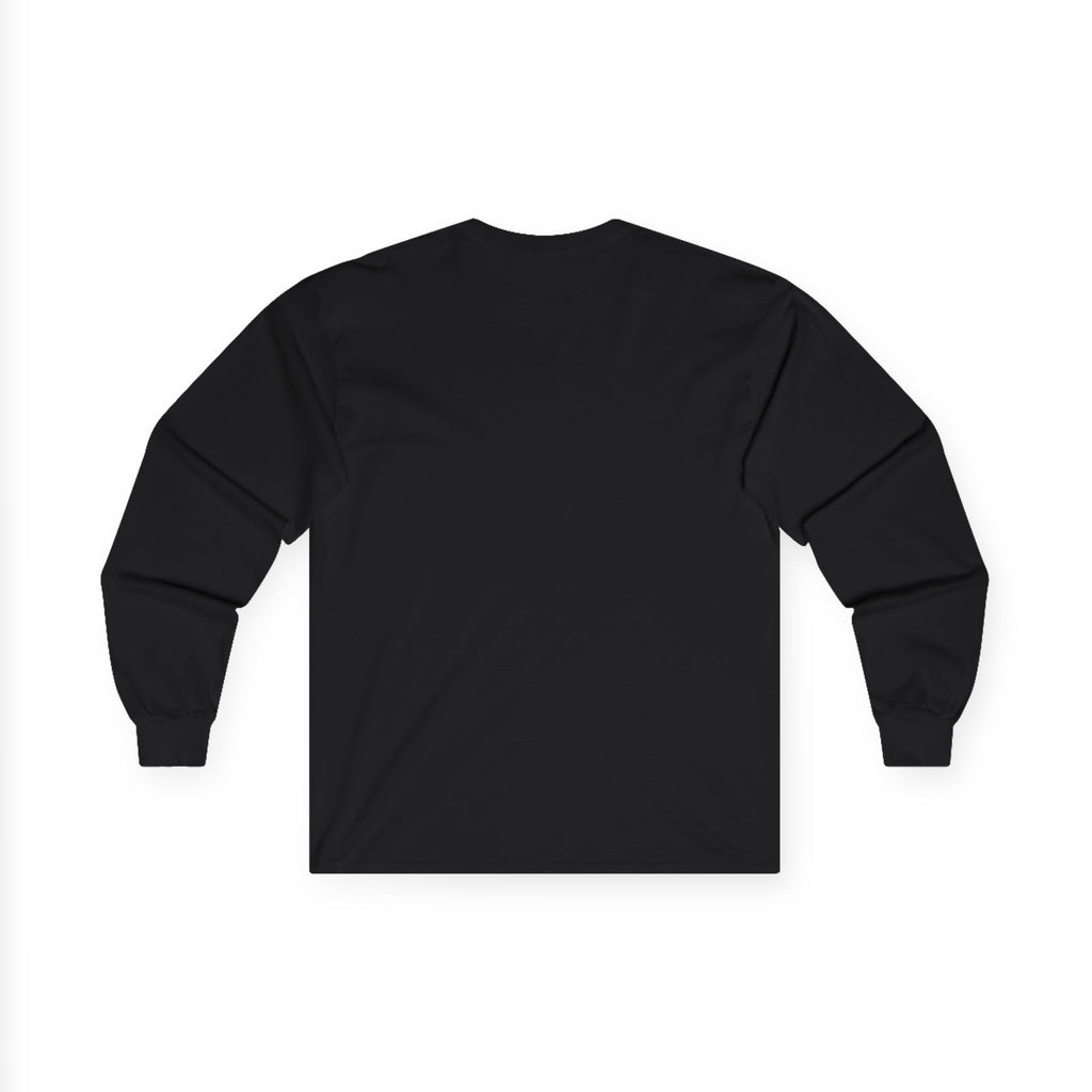 The Daily Grind Skull Long Sleeve Tee - Vintage Coffee & Motorcycle Vibe
